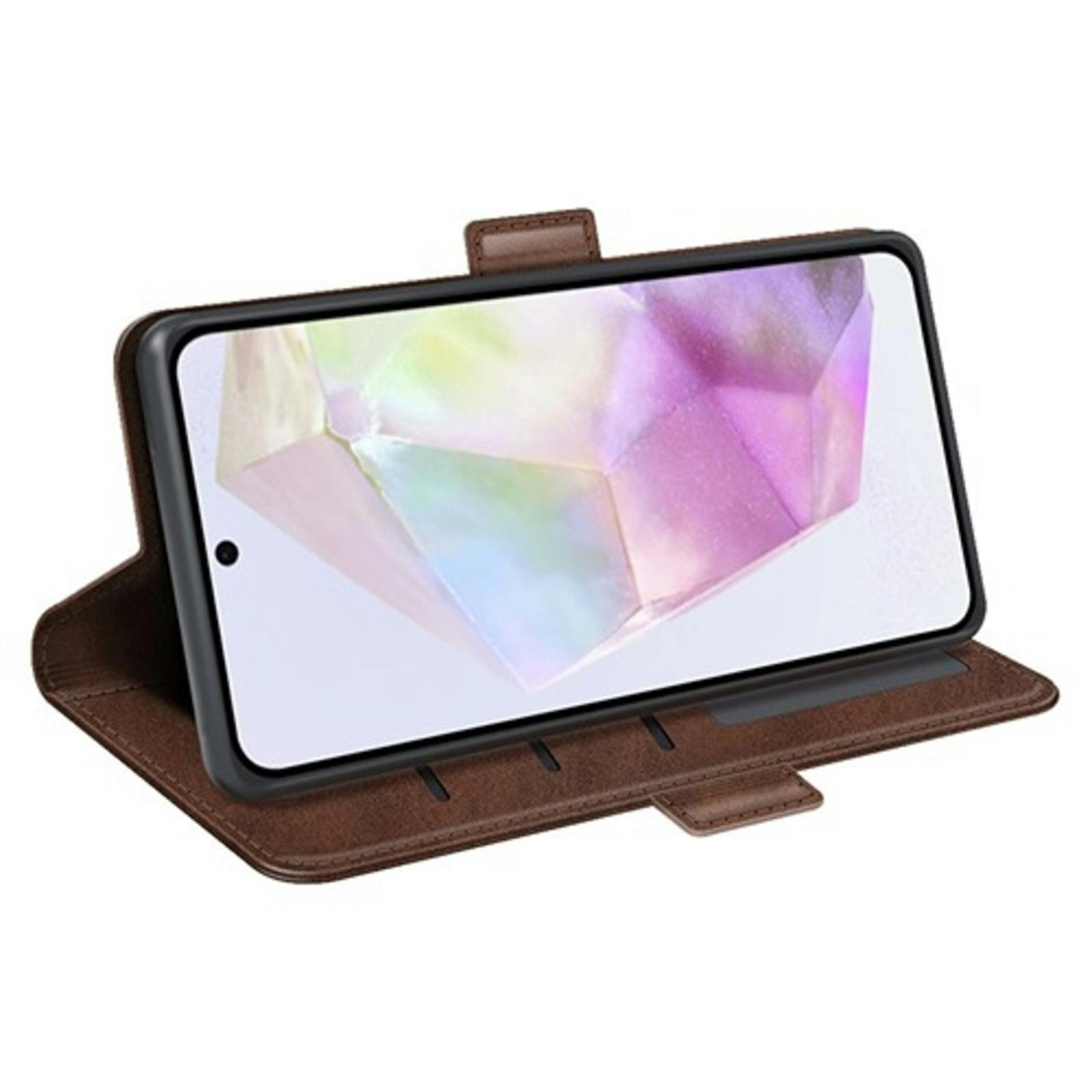 Comfycase Samsung Galaxy A56 / A36 Bookcase Hoesje Bruin