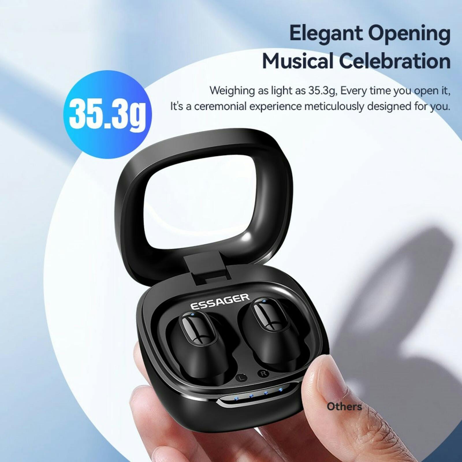 Essager Draadloze In-Ear Wit