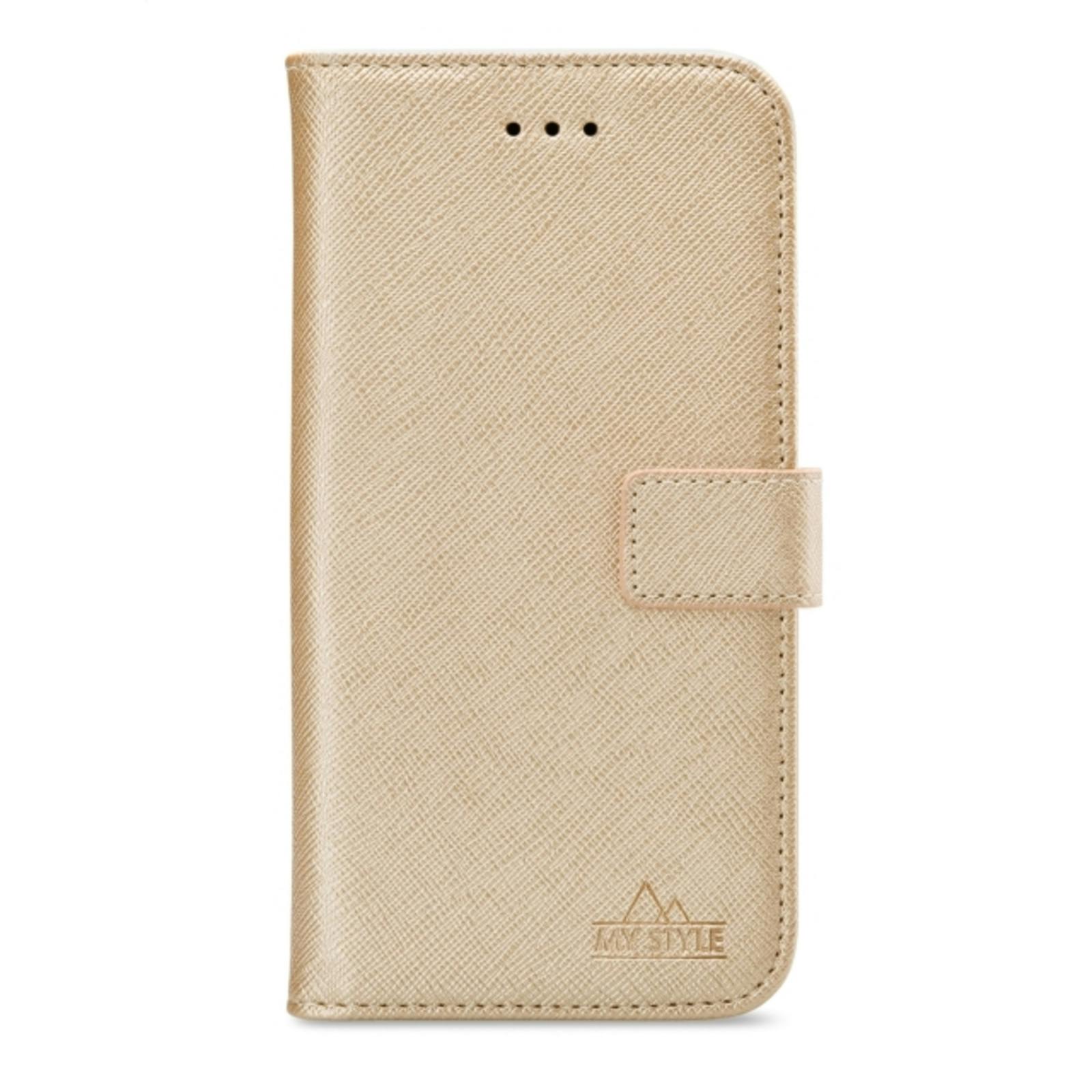 My Style Galaxy S22 Plus Portemonnee Hoesje Gold