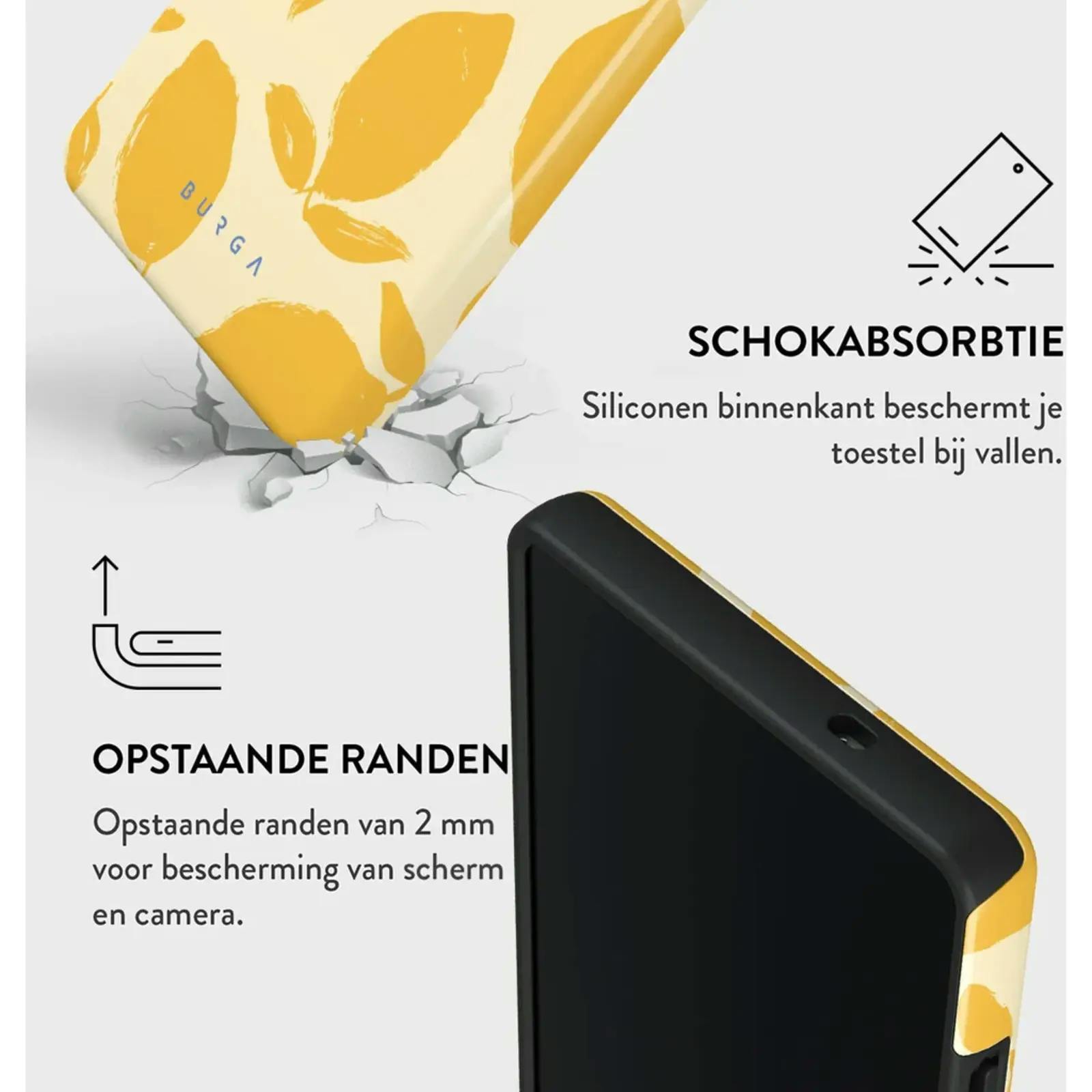 Burga Samsung Galaxy S25 Ultra Fashion Hoesje Lemon
