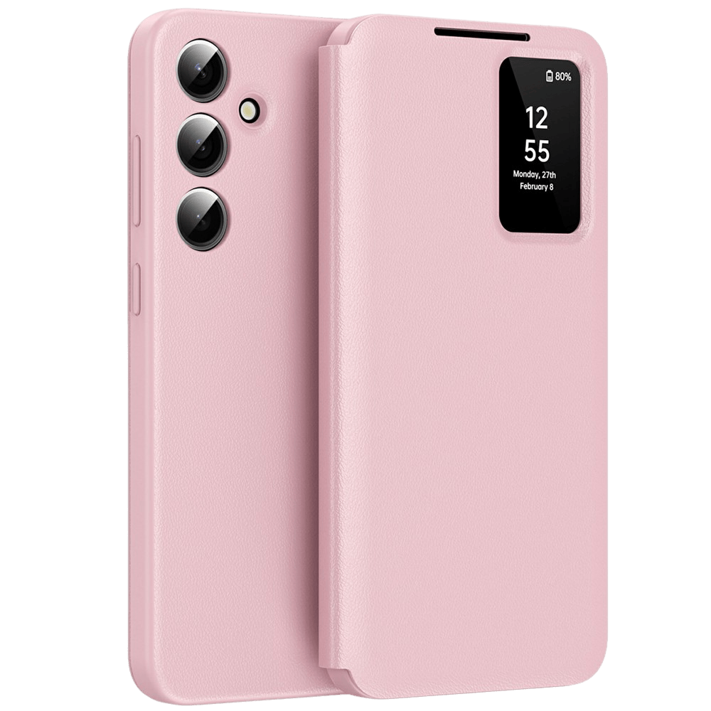 CaseBody Samsung Galaxy A56 Smart Cover Roze
