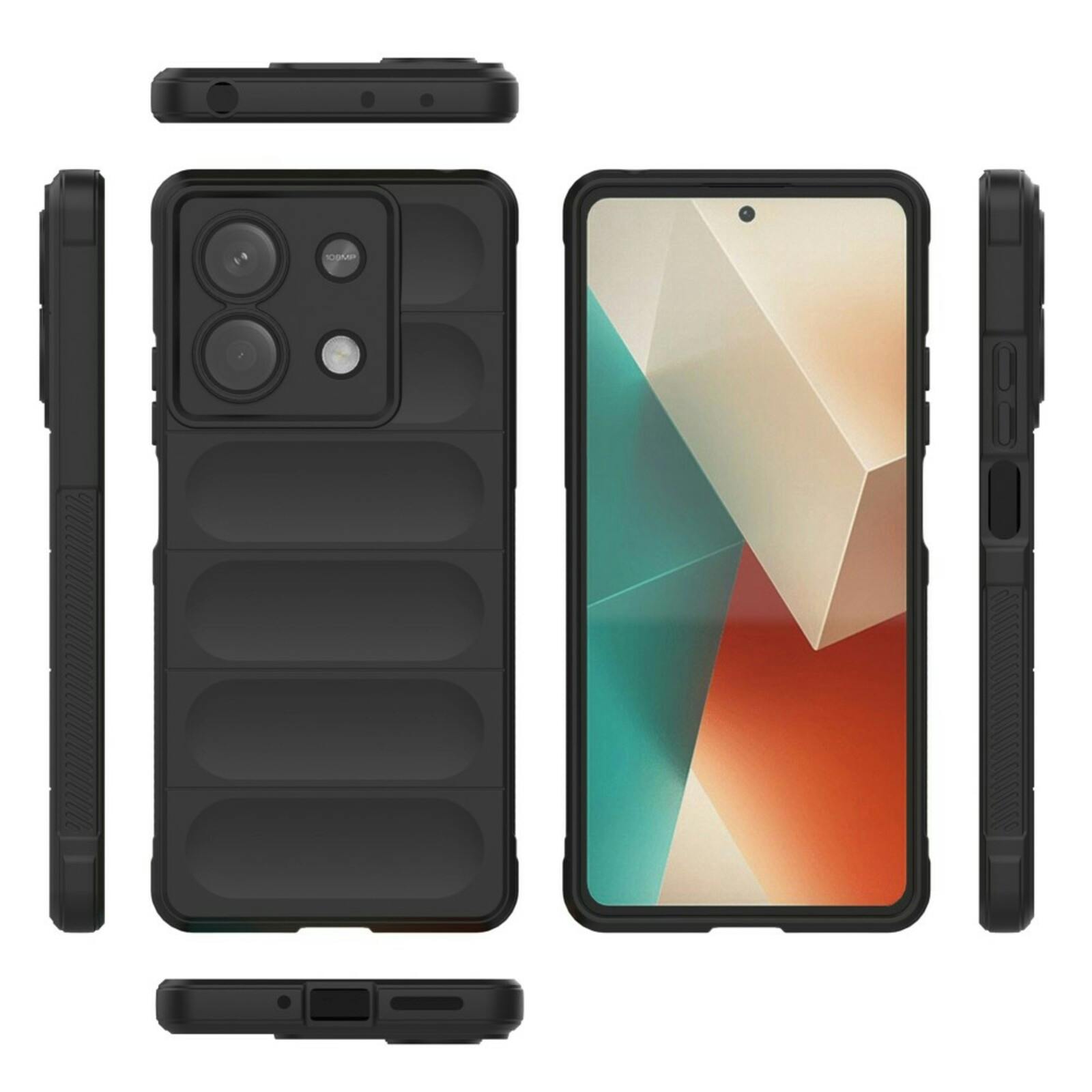 Comfycase Xiaomi Redmi Note 13 5G Cushion Case Zwart