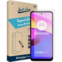 Just in Case Motorola Moto E40 Gehard Glas Screenprotector