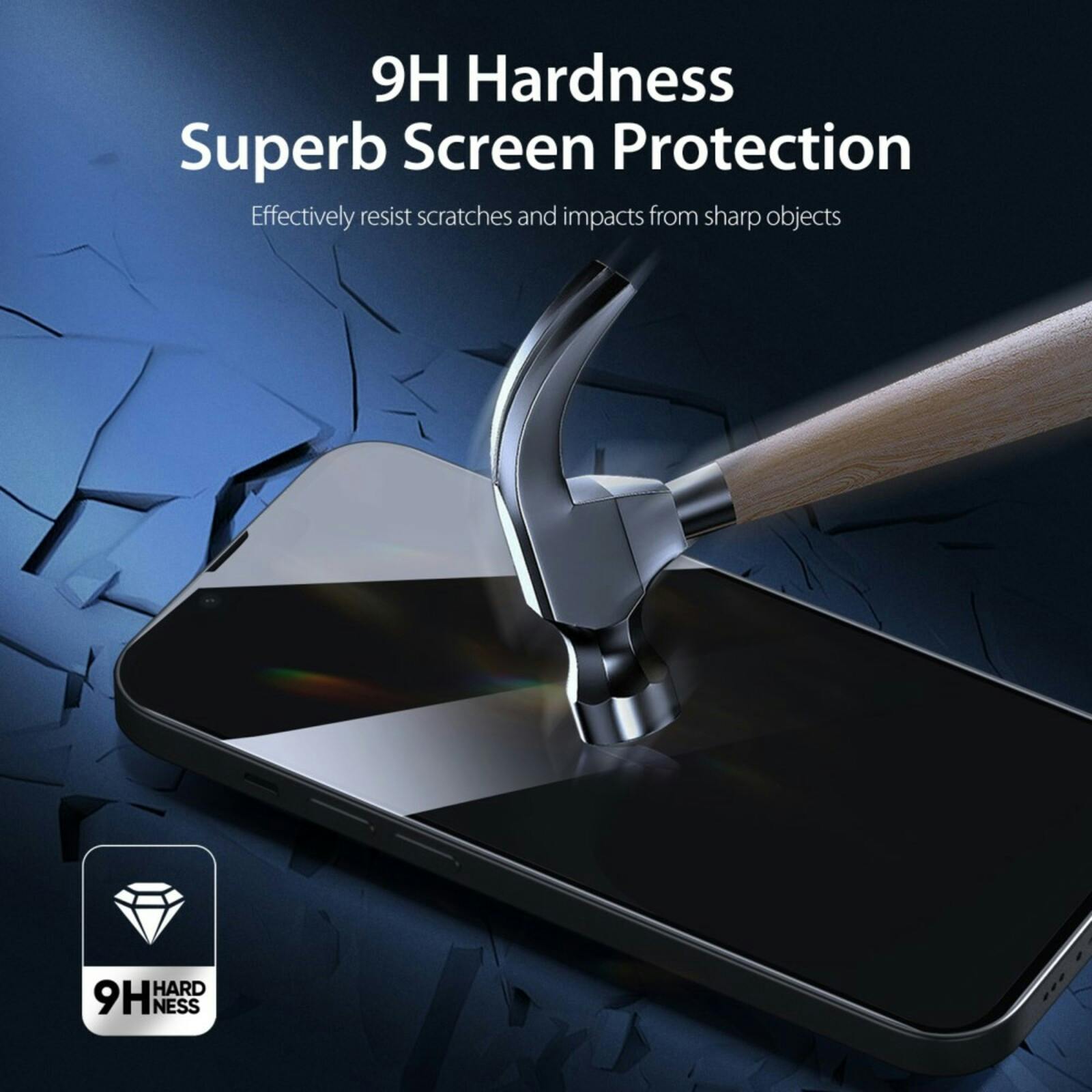 DUX DUCIS iPhone 13 (Pro)/14 Screenprotector Gehard Glas Privacy