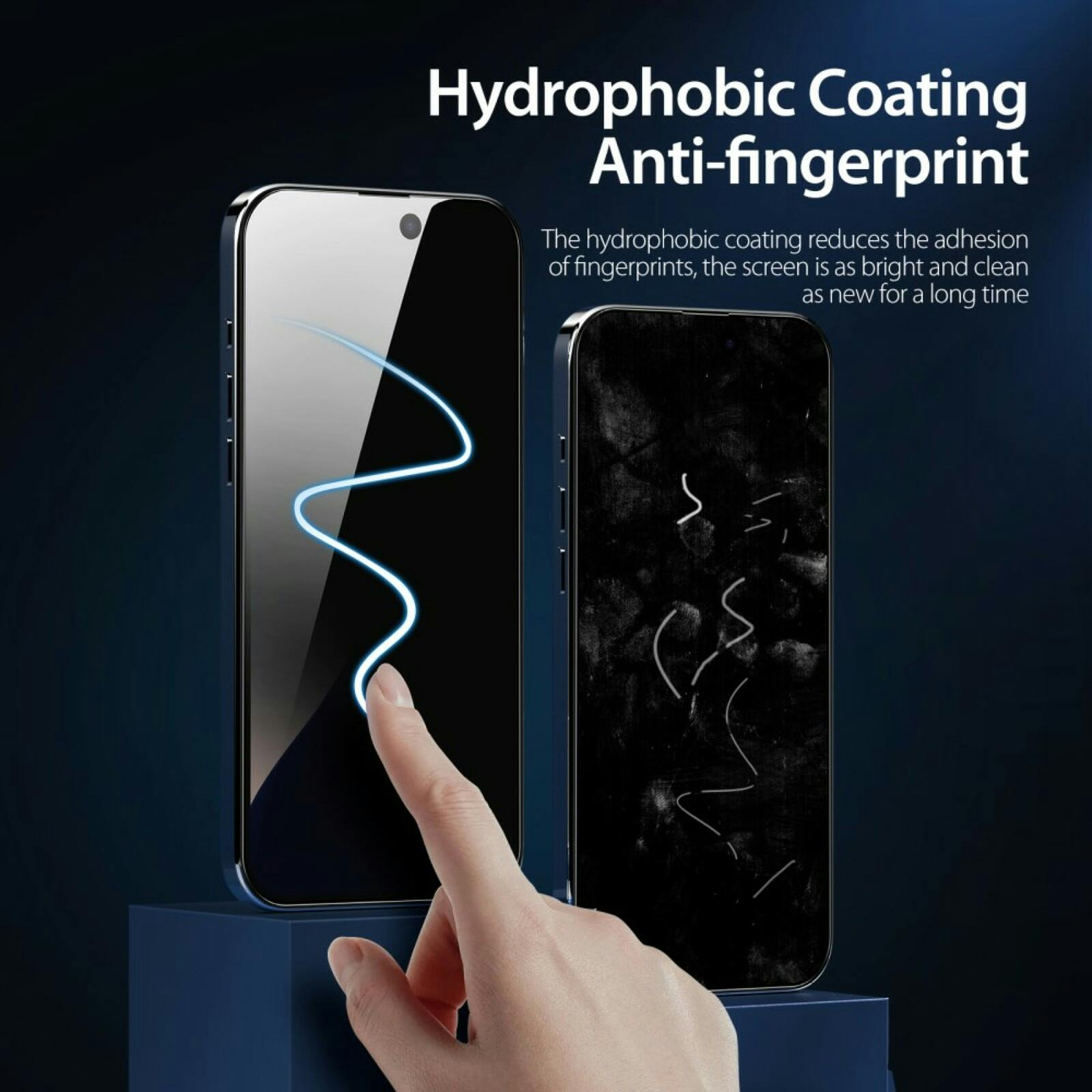 DUX DUCIS iPhone 16 Pro Screenprotector Gehard Glas Privacy