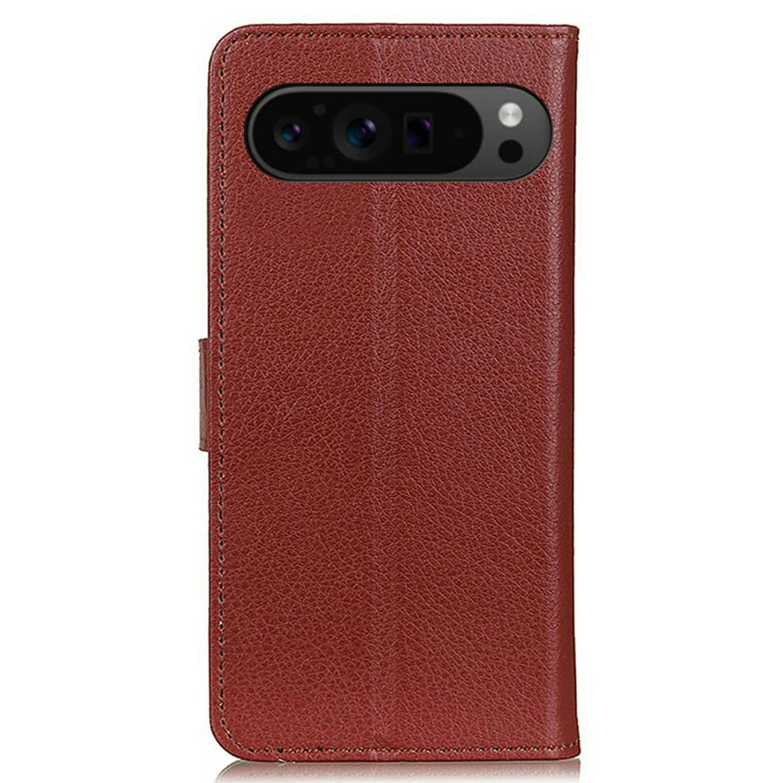 CaseBody Google Pixel 9 / Pixel 9 Pro Bookcase Hoesje Bruin