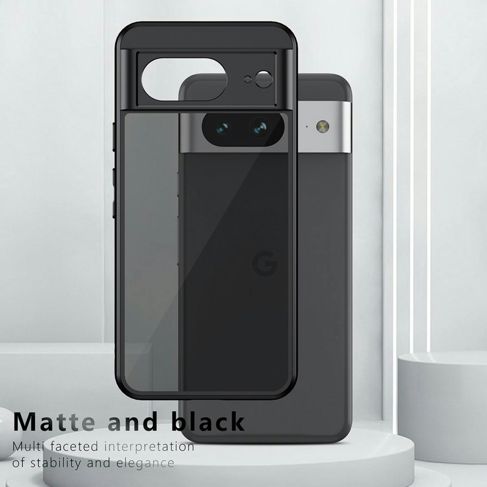 CaseBody Google Pixel 8a Airbag Schokbestendig Hoesje Zwart