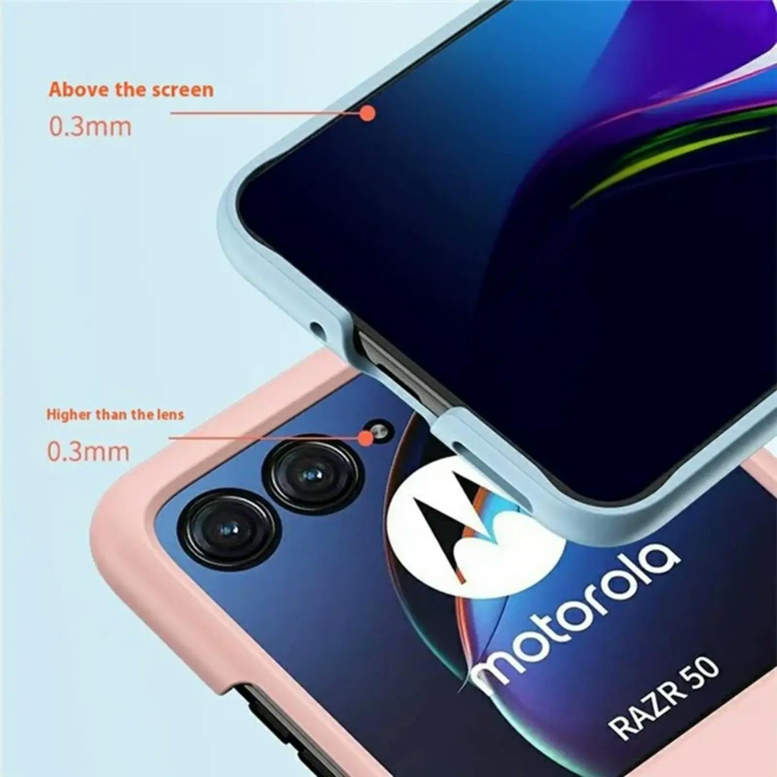 CaseBody Motorola Razr 60 Slim-Fit Beschermhoesje Paars