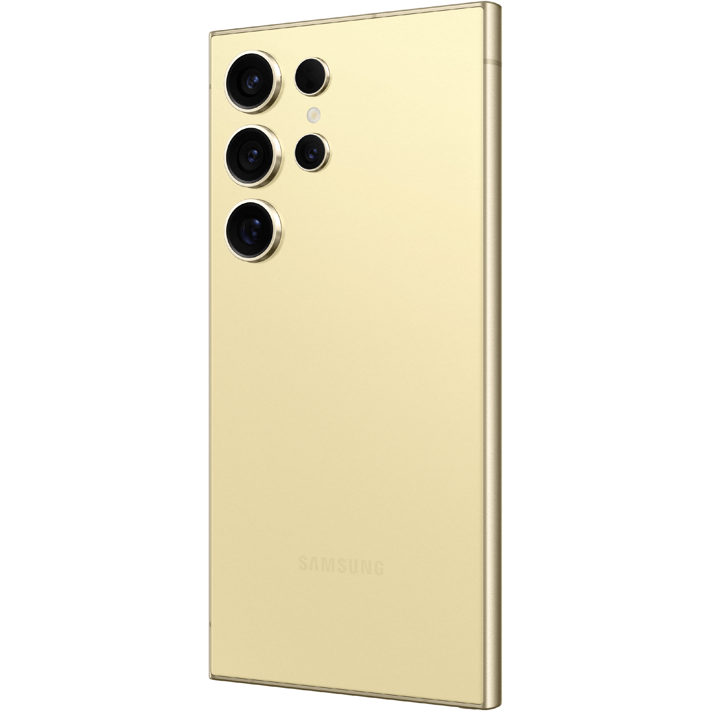 Samsung Galaxy S24 Ultra Titanium Yellow - Aanzicht vanaf rechts