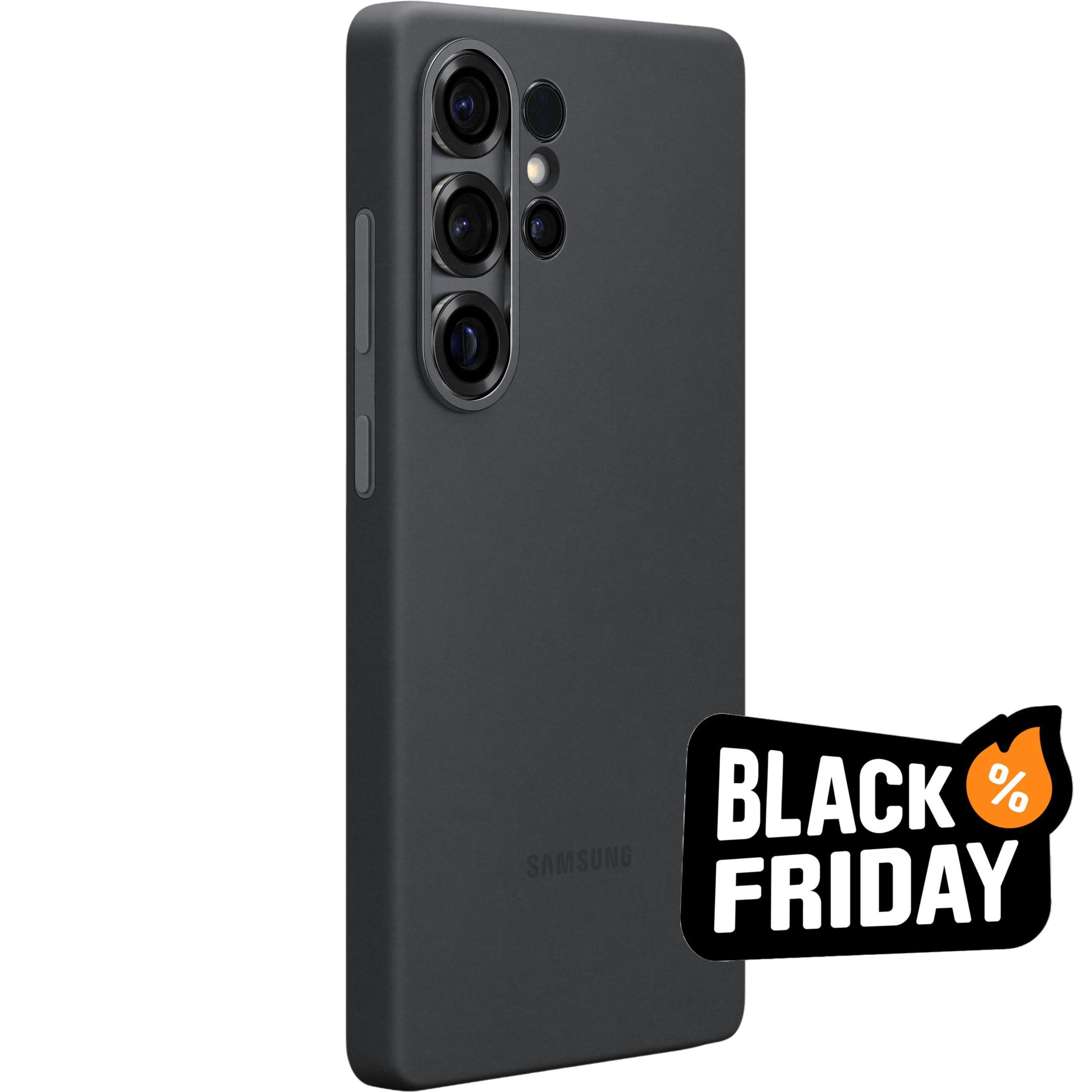 Samsung Galaxy S25 Ultra Siliconen Hoesje Zwart