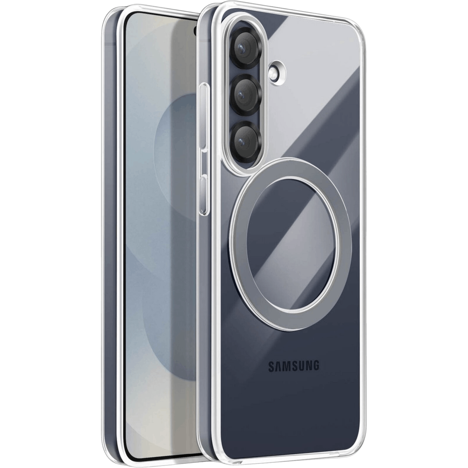 Samsung Galaxy S25 Plus Clear Magnet Hoesje