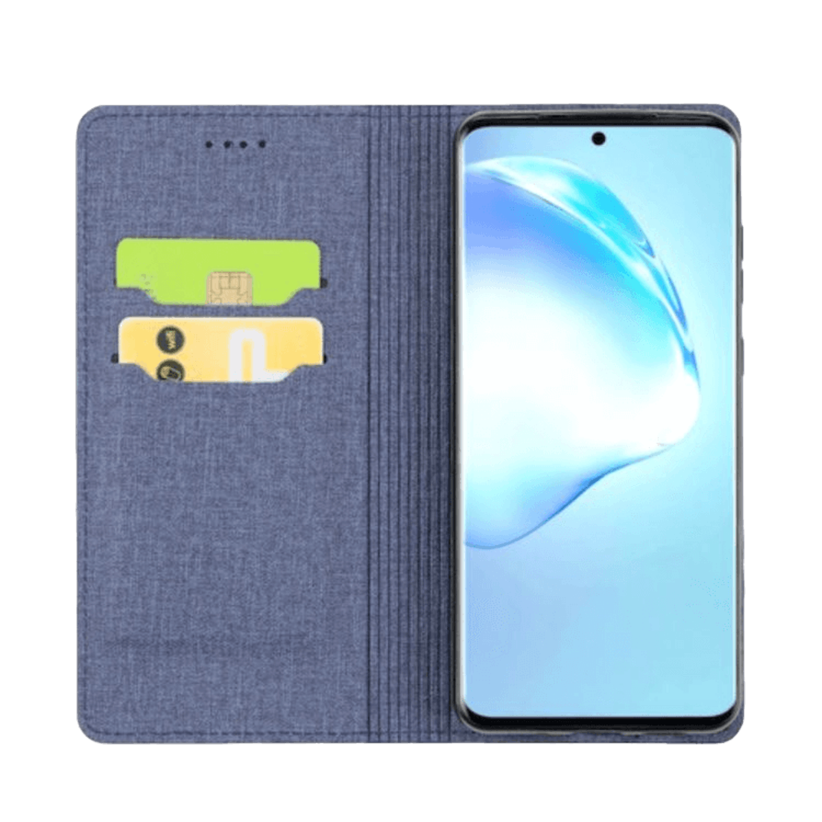 Mocaa Samsung Galaxy S20 Canvas Skin Telefoonhoesje Blauw