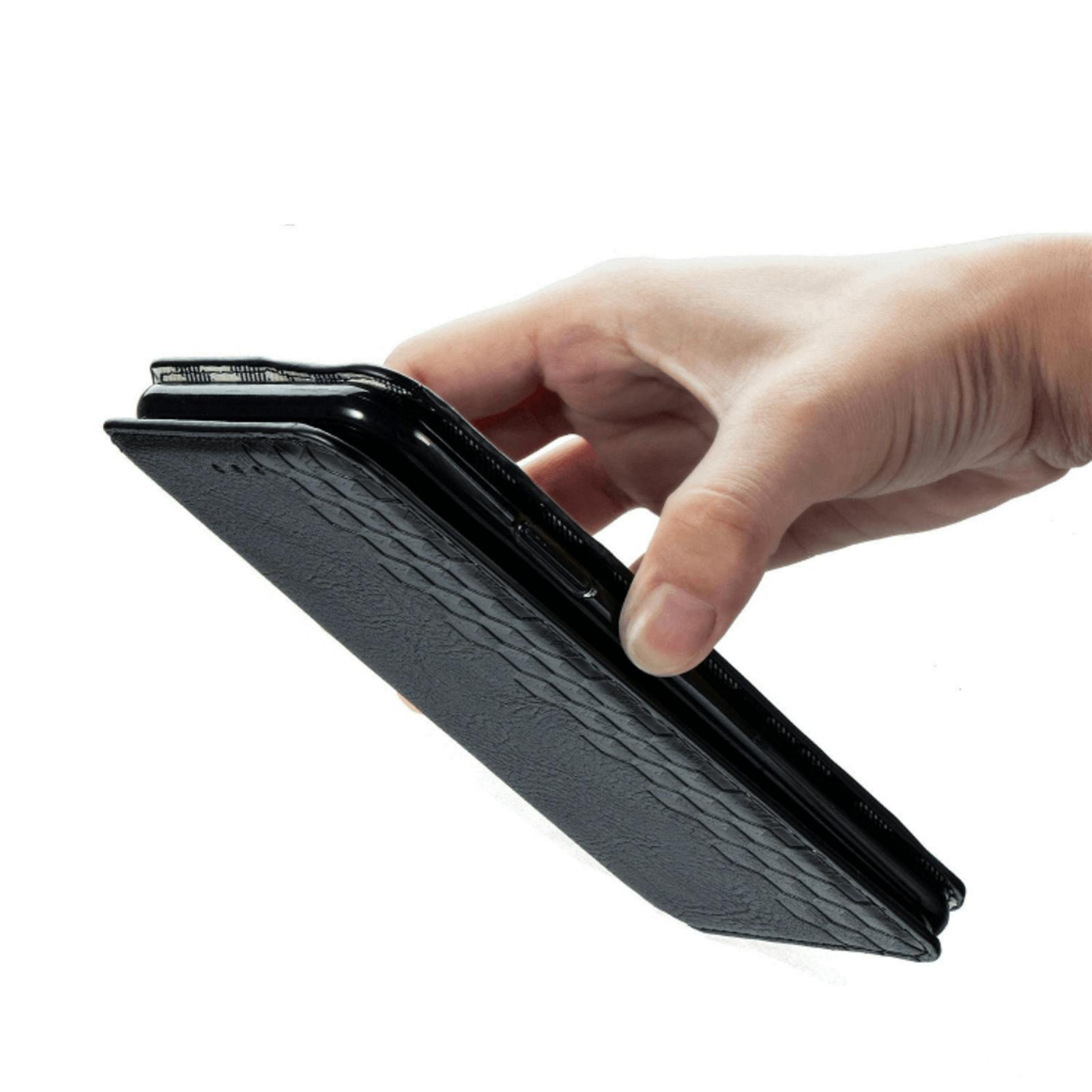 CaseBody Samsung Galaxy S20 Ultra Cubic Telefoonhoesje met Magneetsluiting Zwart