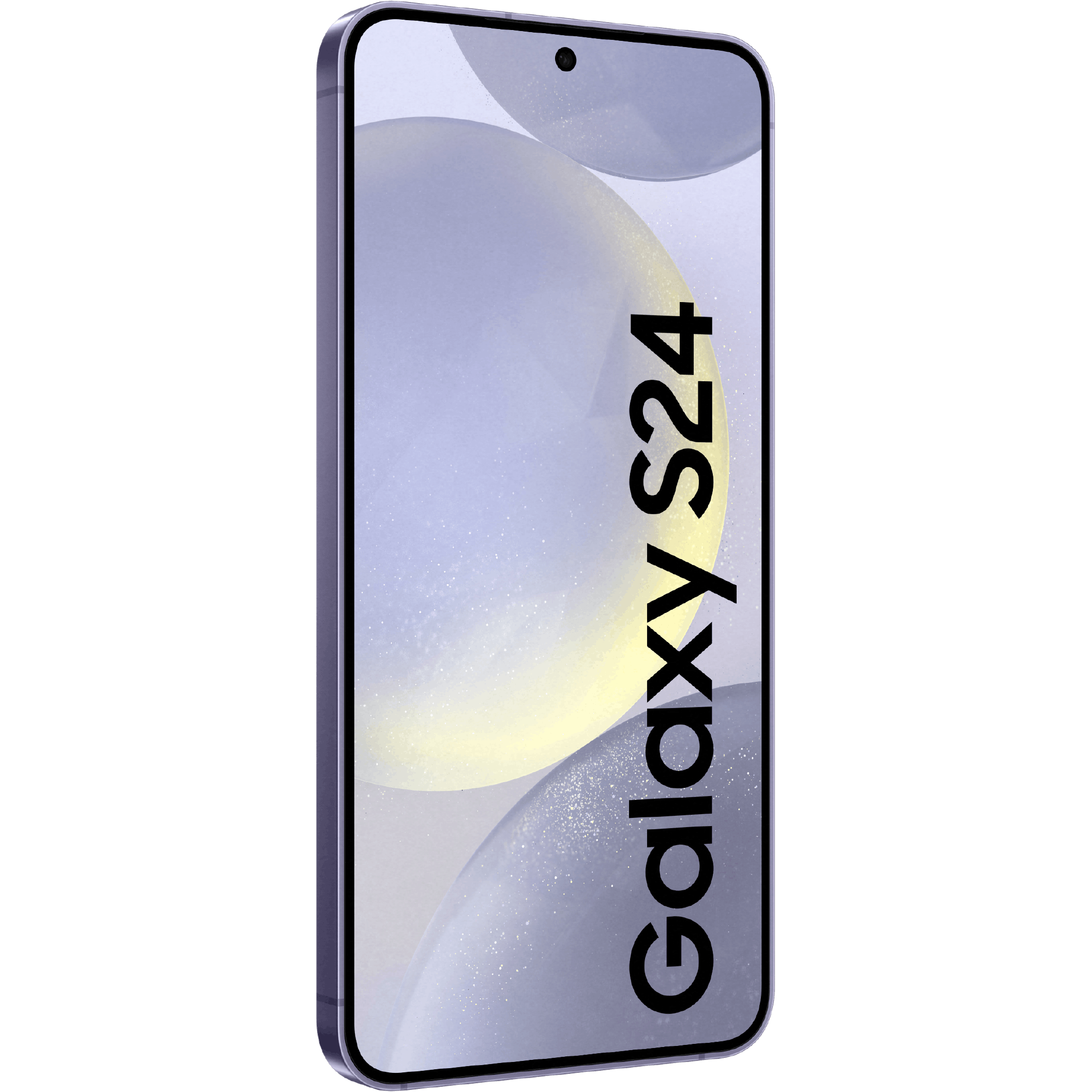 Samsung Galaxy S24 Cobalt Violet - Aanzicht vanaf links