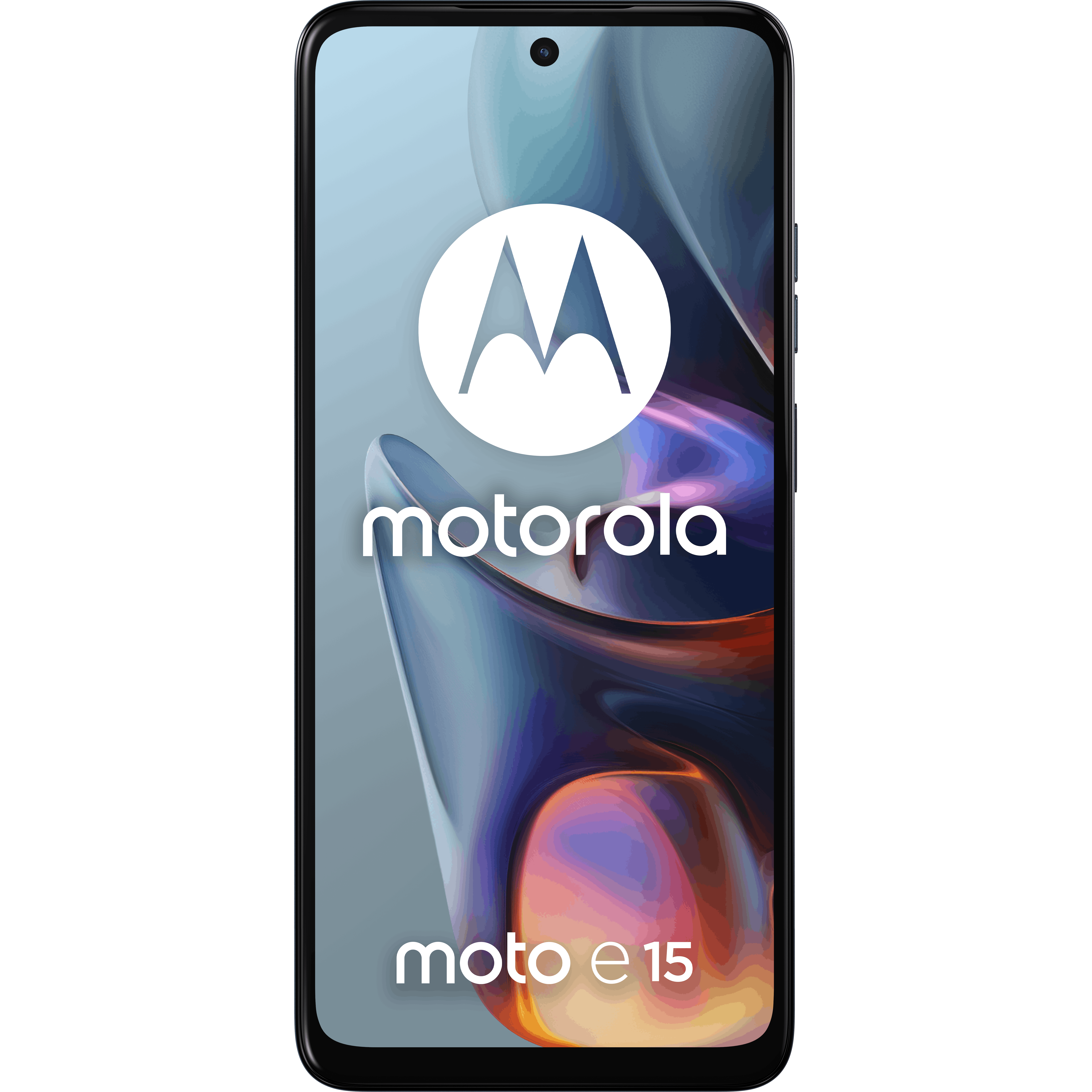 Motorola Moto E15 Misty Blue - Voorkant