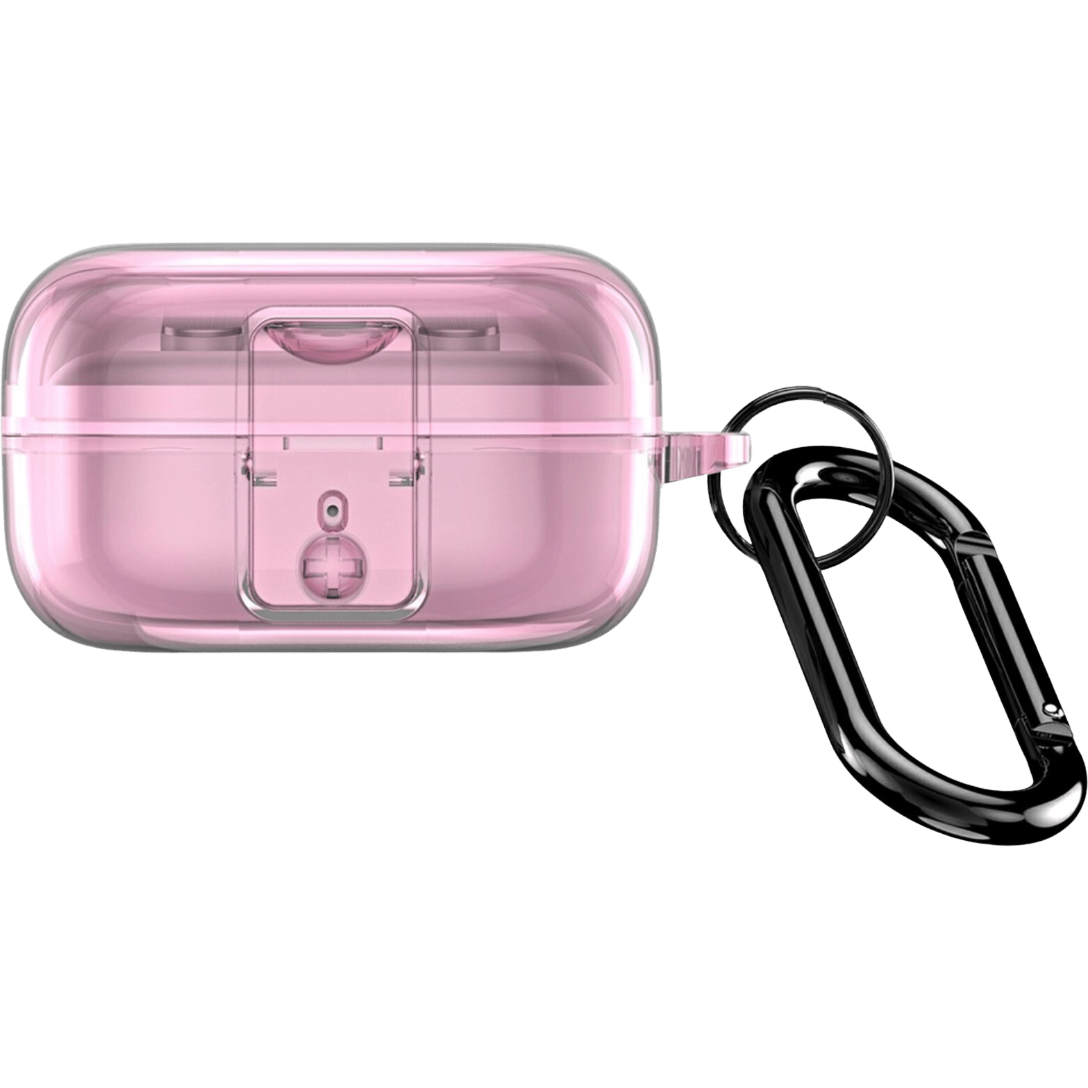 DUX DUCIS Samsung Galaxy Buds4 (Pro) Hoesje met Haak Transparant Roze