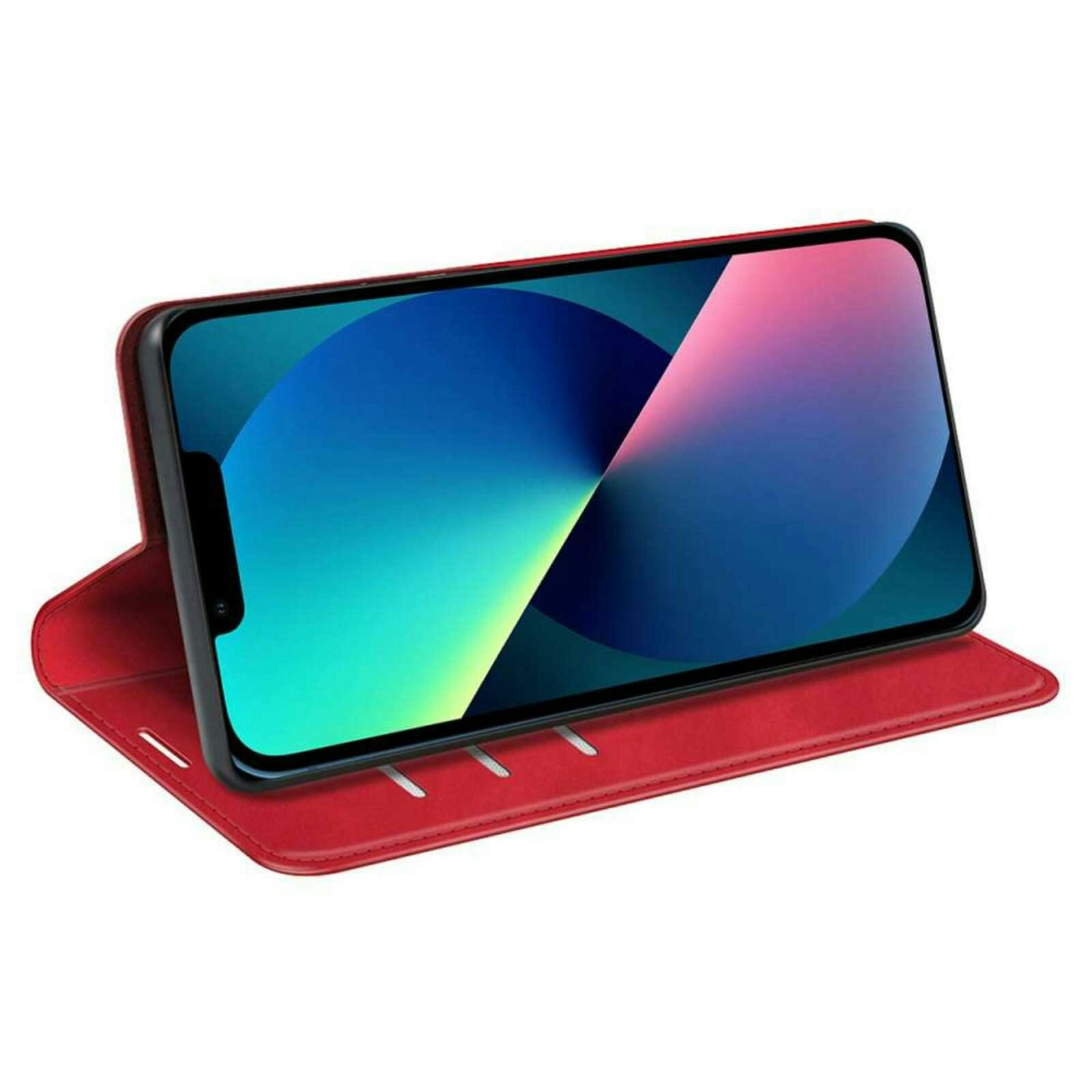 Just in Case iPhone 14 Plus Portemonnee Hoesje Rood