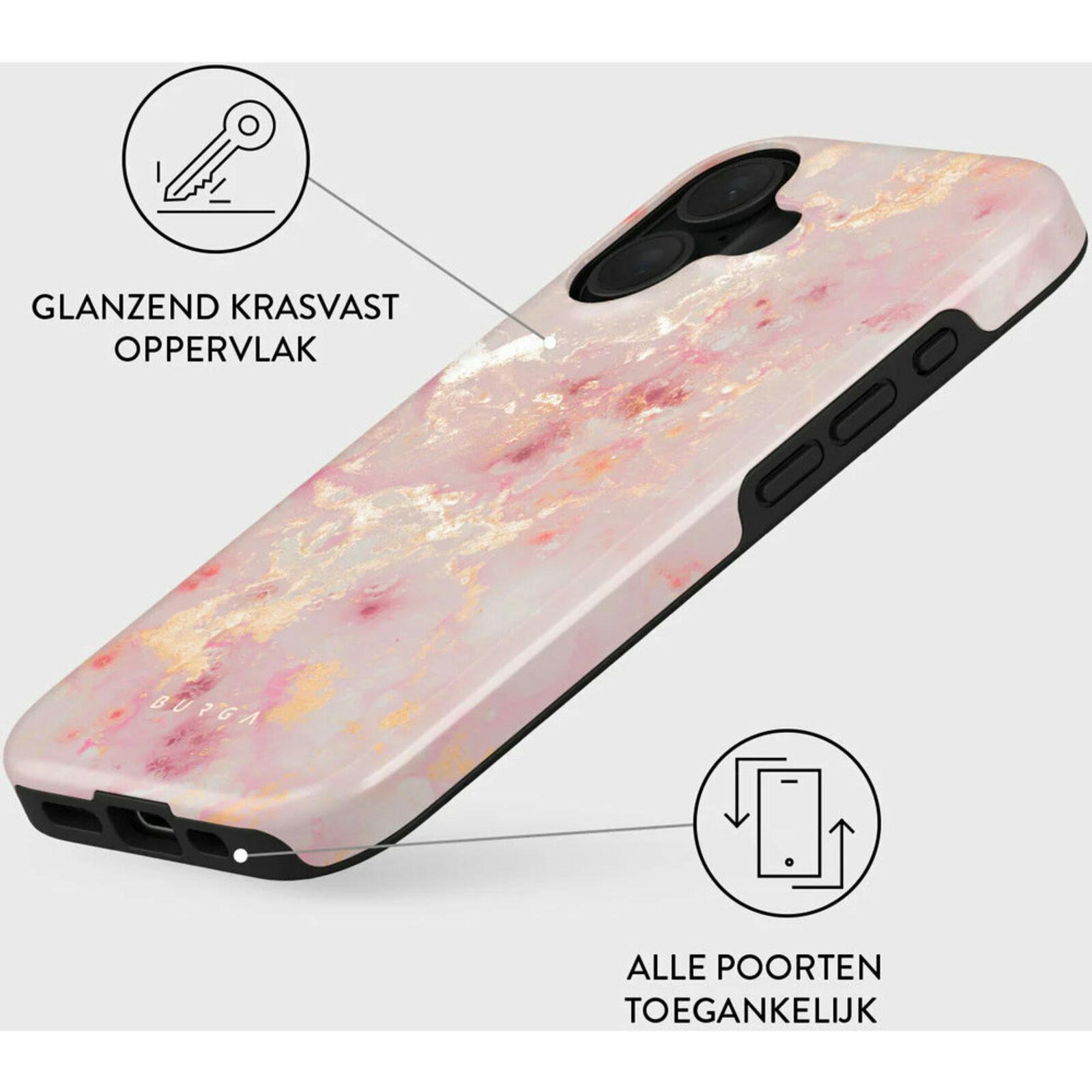 Burga iPhone 16 Hoesje Golden Coral