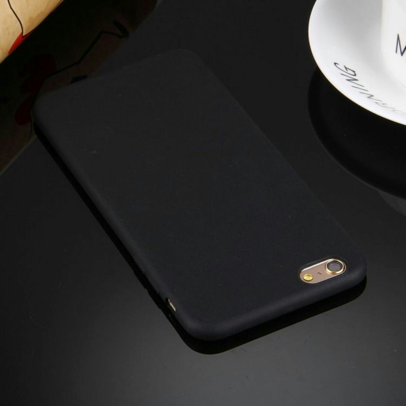 Mocaa iPhone 6 / 6s Slim-Fit Telefoonhoesje Zwart