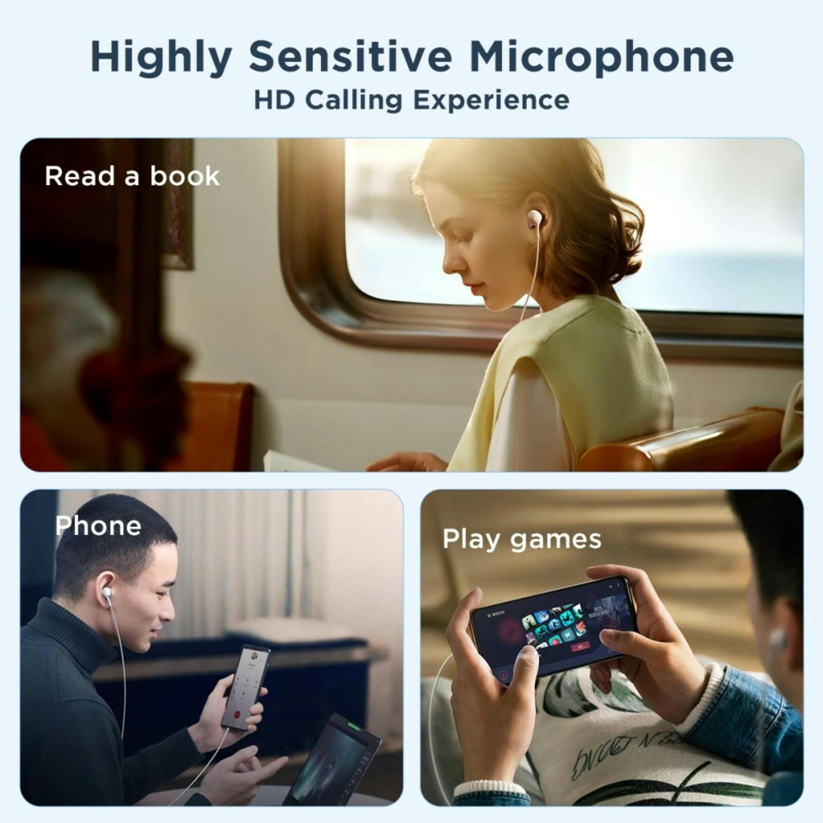 Joyroom Bedrade In-Ear 3,5mm Wit