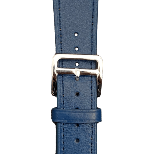 Swipez Apple Watch Klassiek Leren Bandje Blauw
