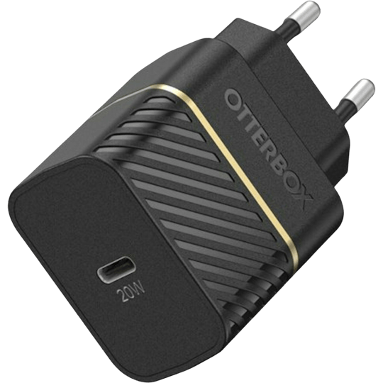 Otterbox USB-C Snellader 20W Black - Voorkant