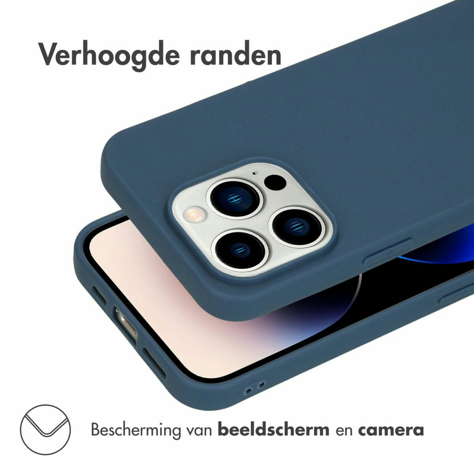 Kees iPhone 14 Pro Telefoonhoesje Blauw