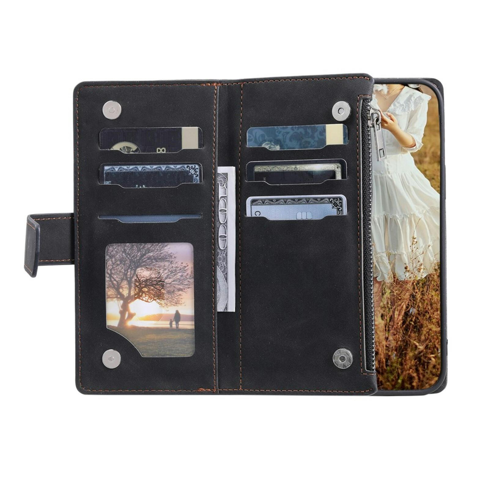 TwoTone Samsung Galaxy A37 Wallet Hoesje Zwart