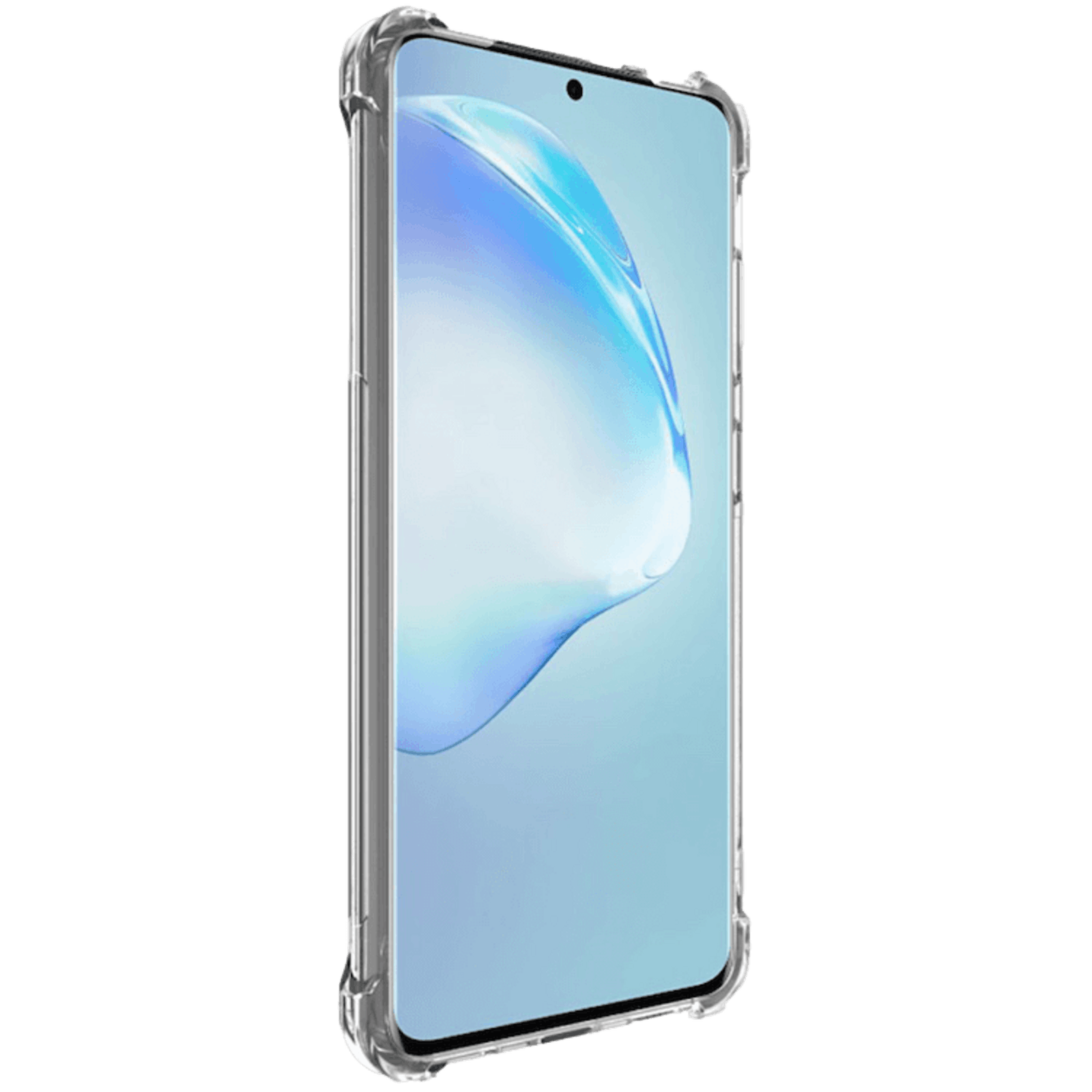 Imak Samsung Galaxy S20 Plus Airbag Shockproof Hoesje met Screenprotector Transparant