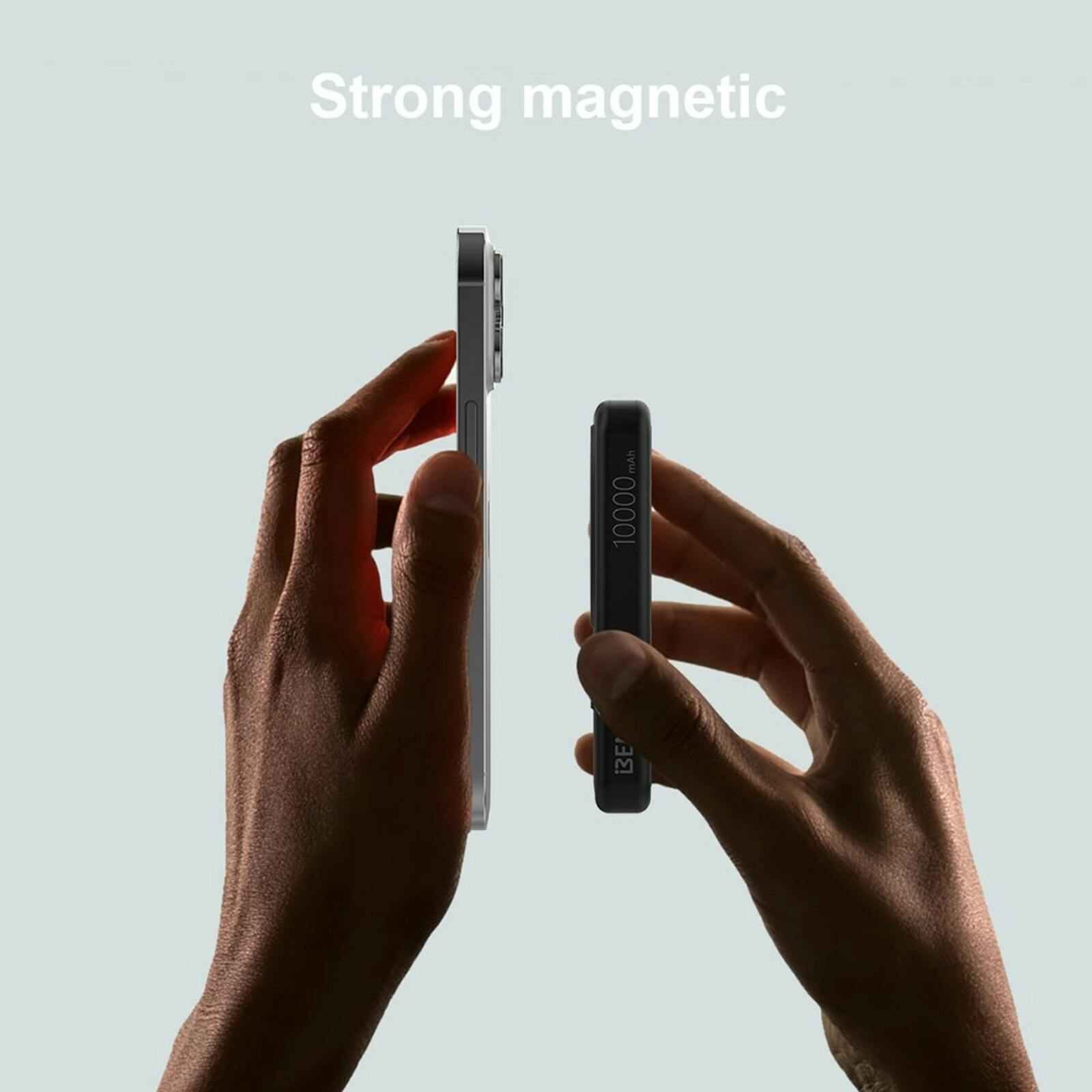 Benwis Slick 22.5W 10.000mAh MagSafe Powerbank Zwart 10.000 mAh