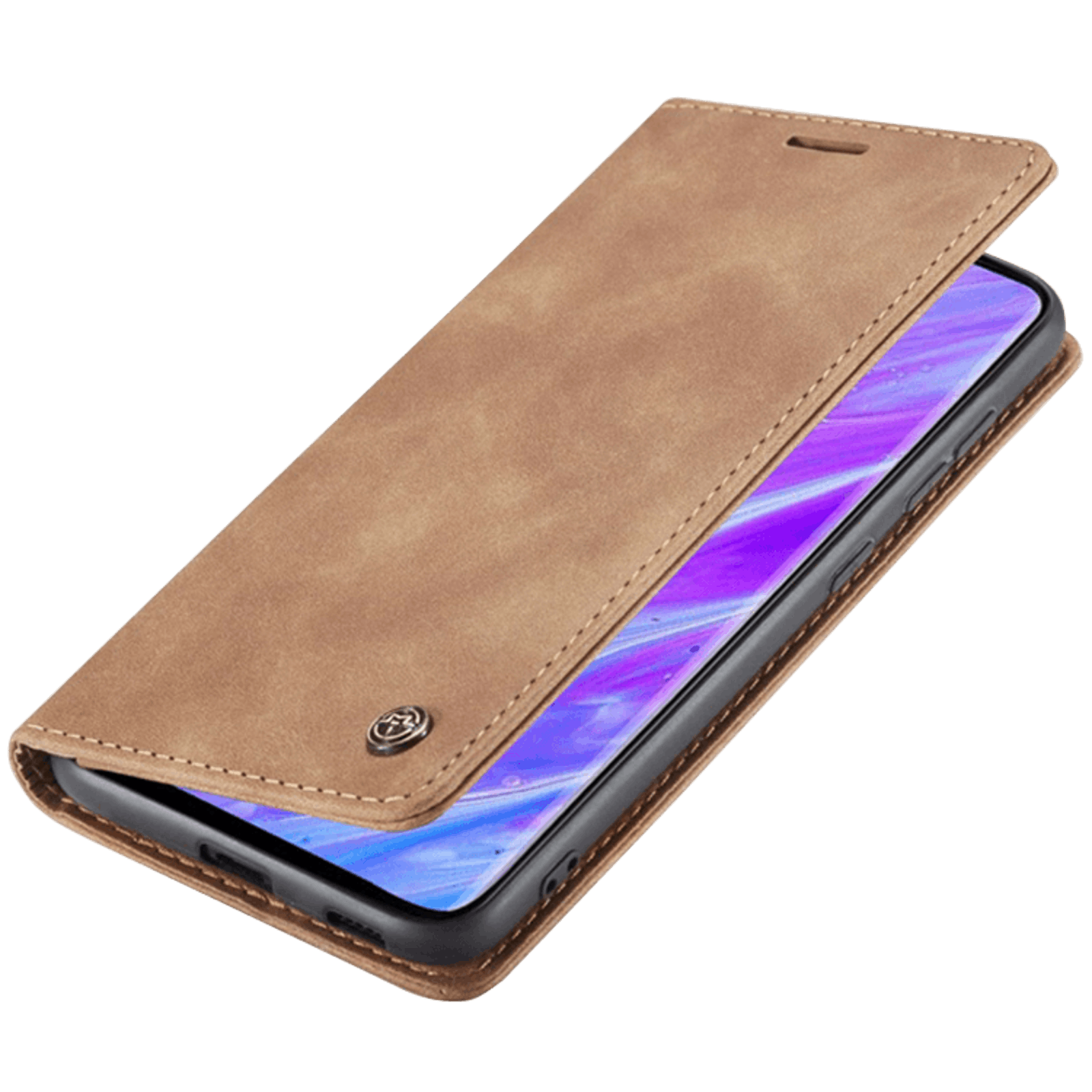 Caseme Samsung Galaxy S21 Plus Business Wallet Hoesje Bruin