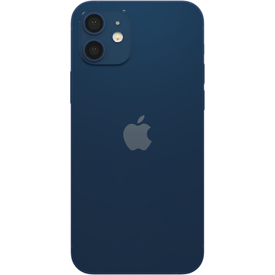 Apple iPhone 12 Mini (Refurbished) Blue - Achterkant