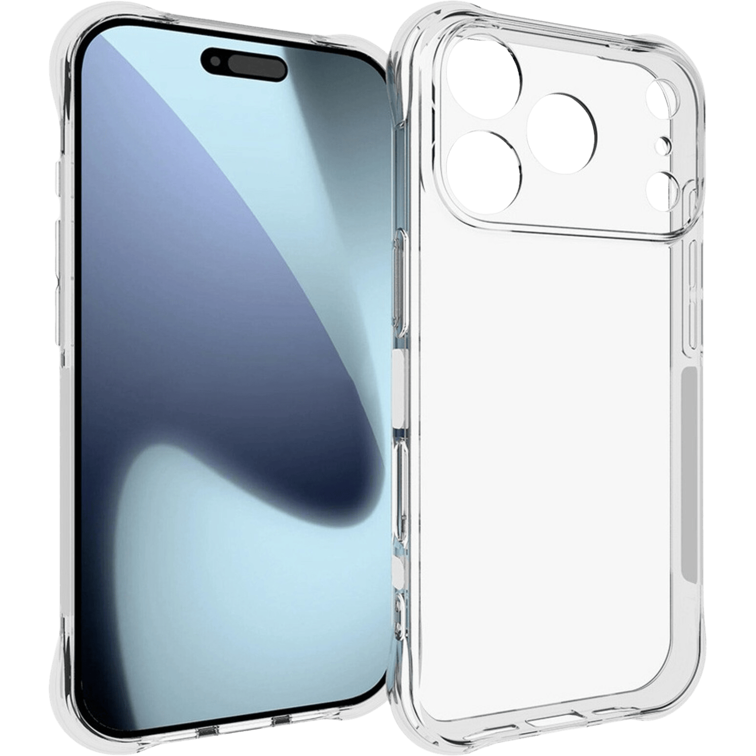 CaseBody Apple iPhone 17 Pro Shockproof Hoesje Transparant