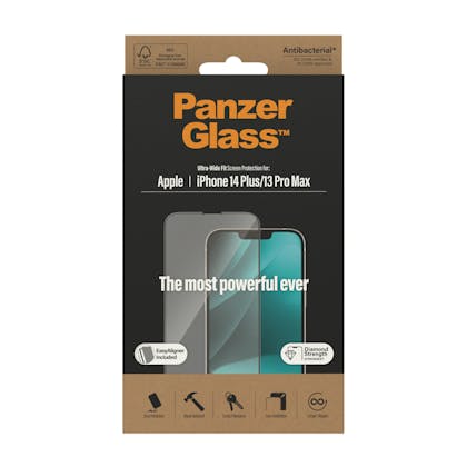 PanzerGlass iPhone 14 Plus Ultra-Wide Fit Screenprotector Transparant
