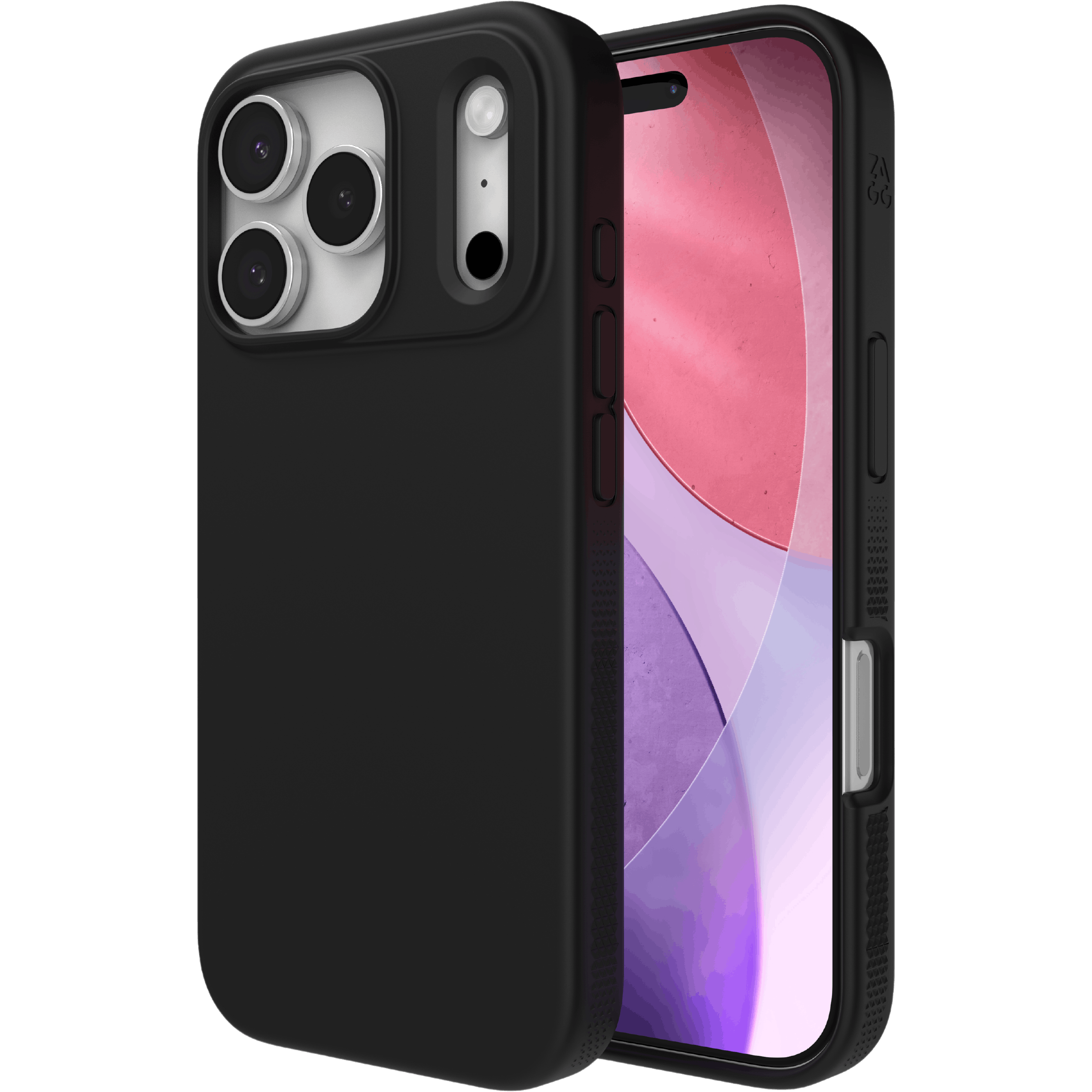 ZAGG iPhone 17 Pro MagSafe Manhattan Case Zwart - Voorkant