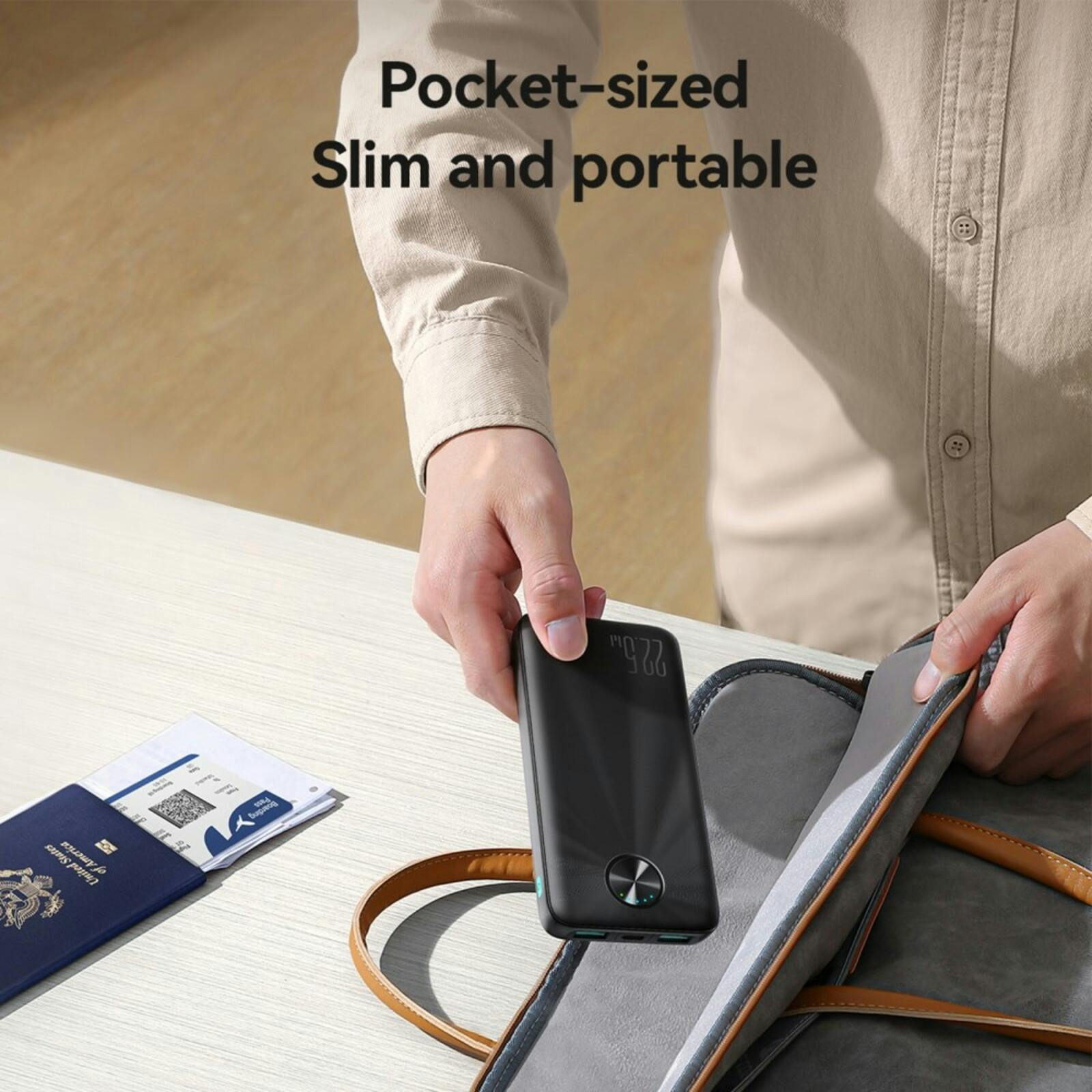 Joyroom 10.000mAh 22.5W PD Fast Charging Powerbank Zwart 10.000 mAh