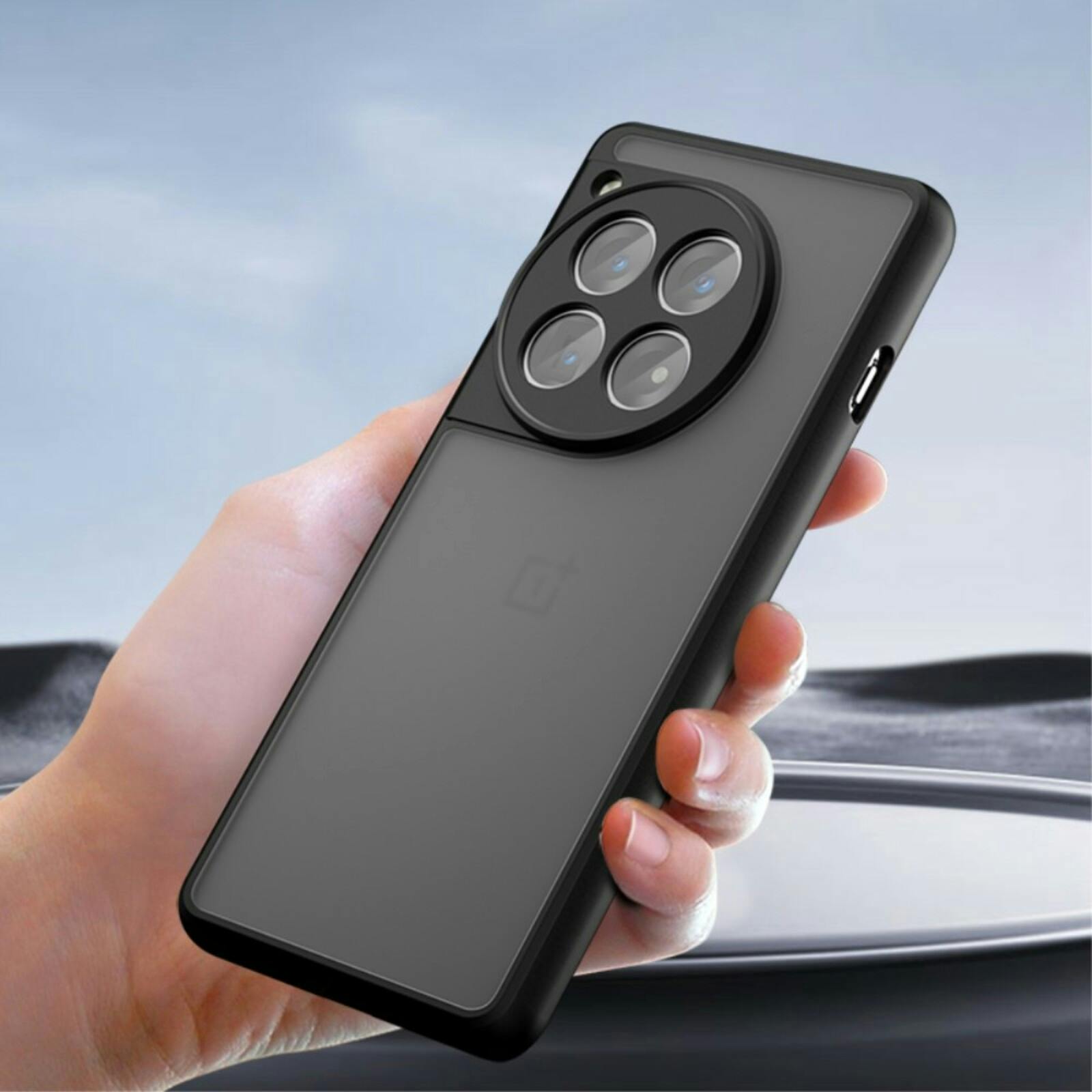 Mocaa OnePlus 12R Slim Anti-Shock Hoesje Zwart