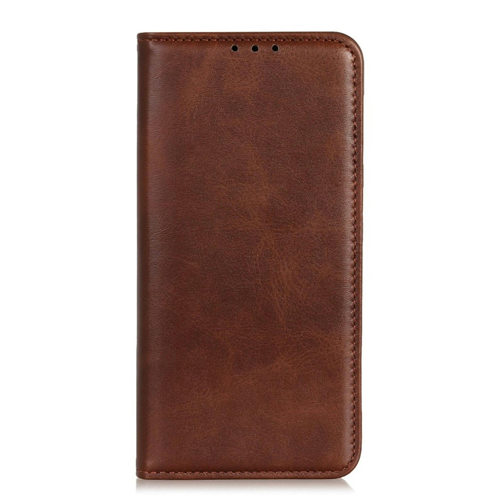 CaseBody Samsung Galaxy A27 Real Leather Wallet Hoesje Bruin
