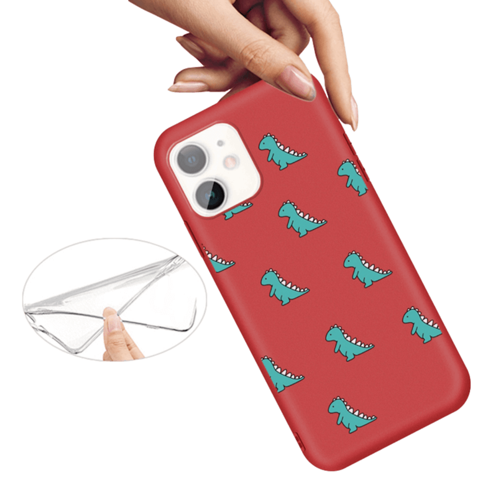 Mocaa iPhone 11 Designz Dino Case Rood