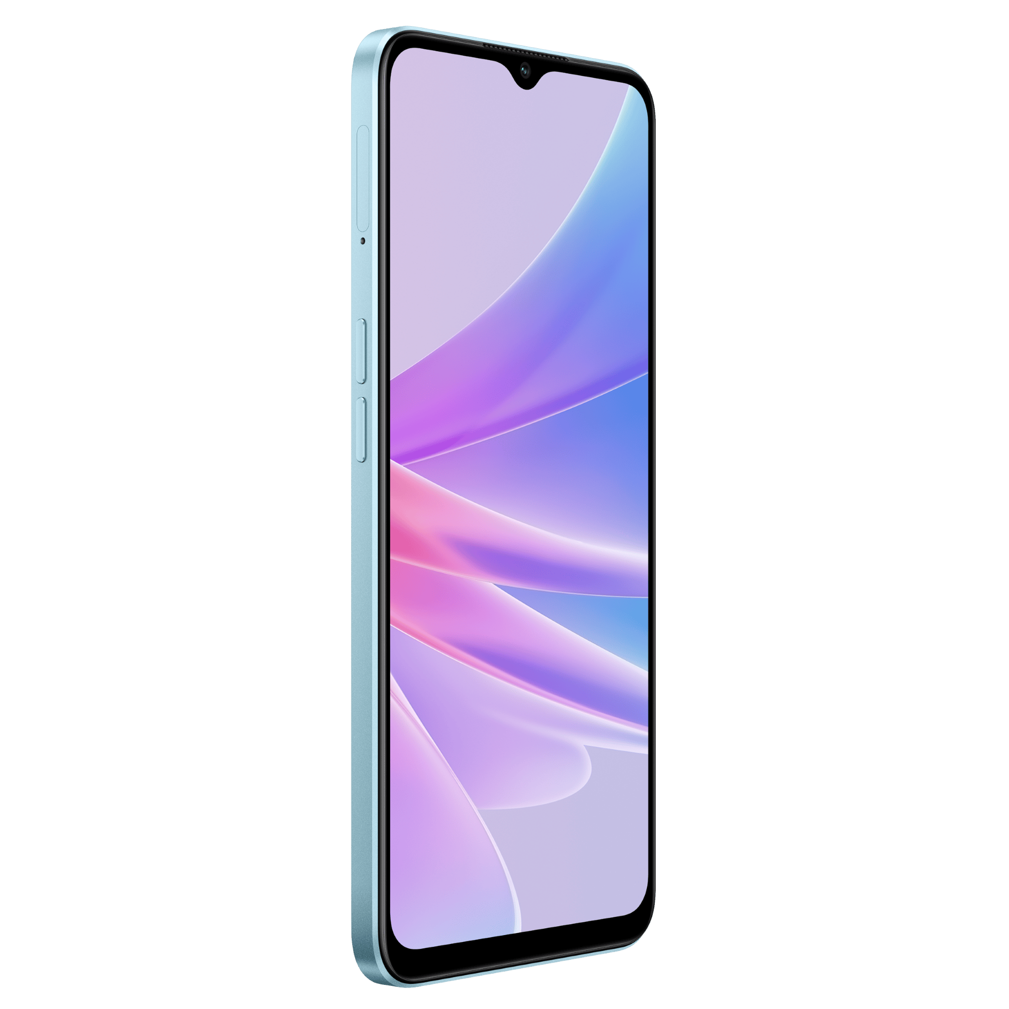 OPPO A78 5G Blauw - Aanzicht vanaf links