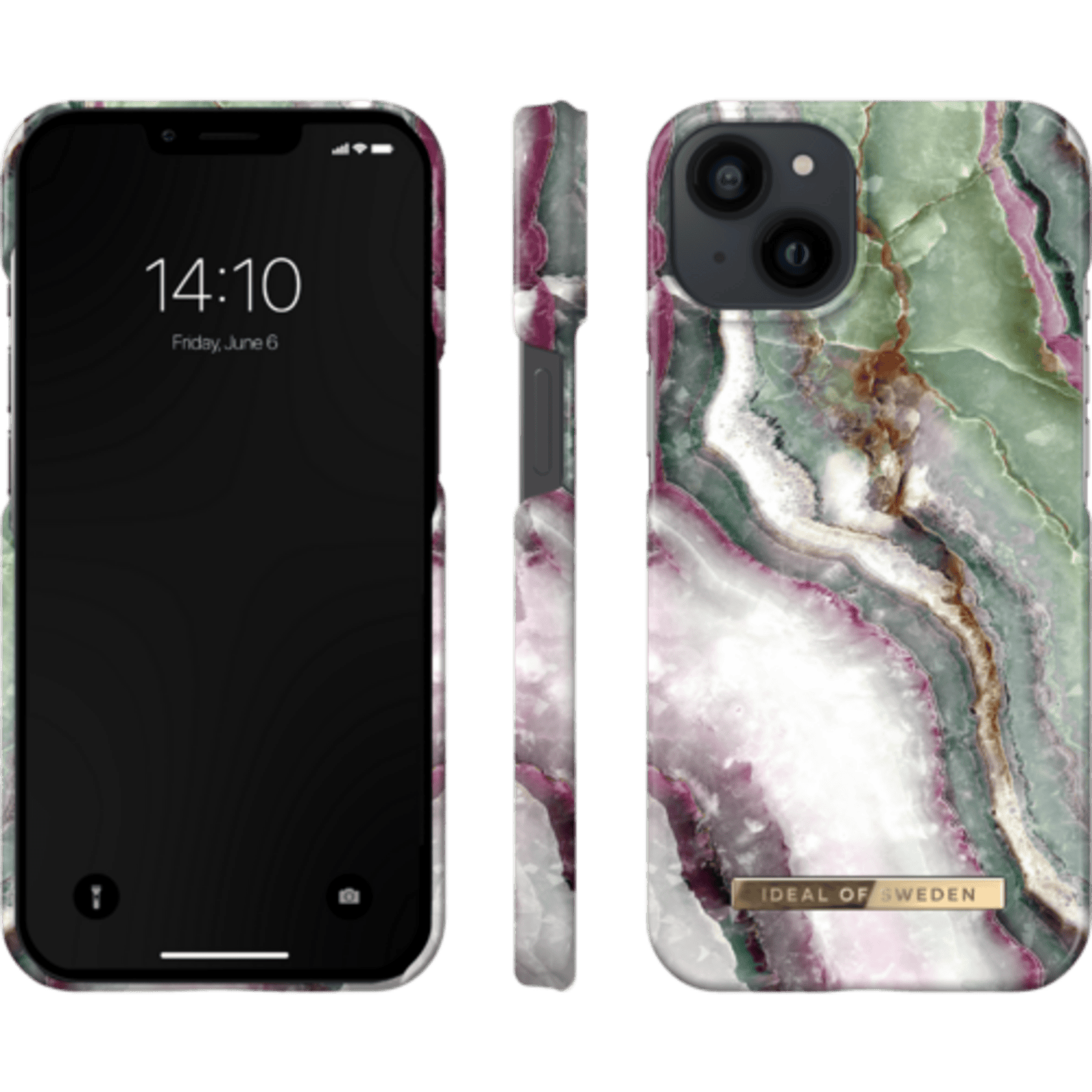 Ideal of Sweden iPhone 14 Plus Fashion Hoesje Northern Lights - Voorkant