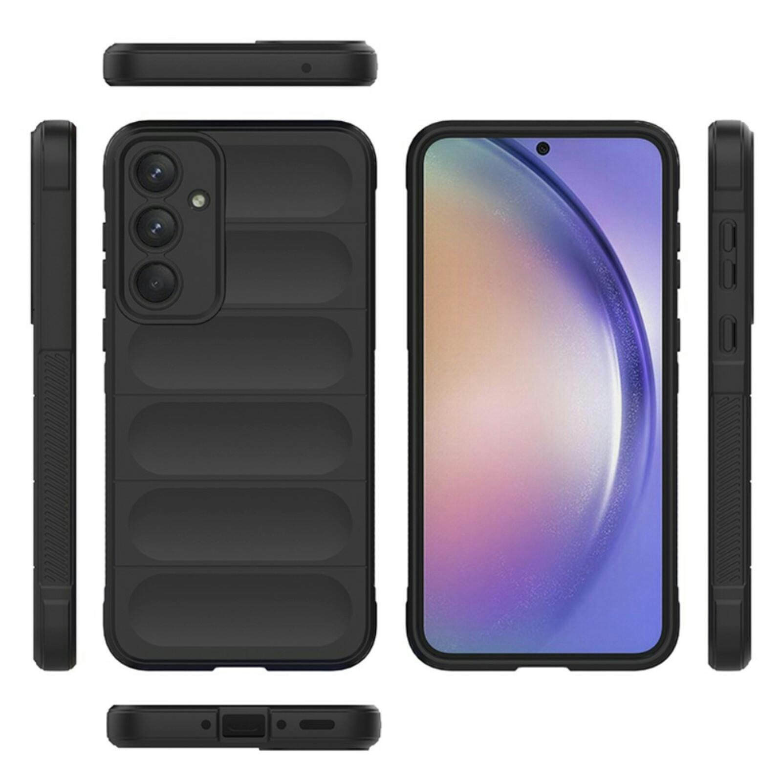 Comfycase Samsung Galaxy A55 Cushion Case Zwart
