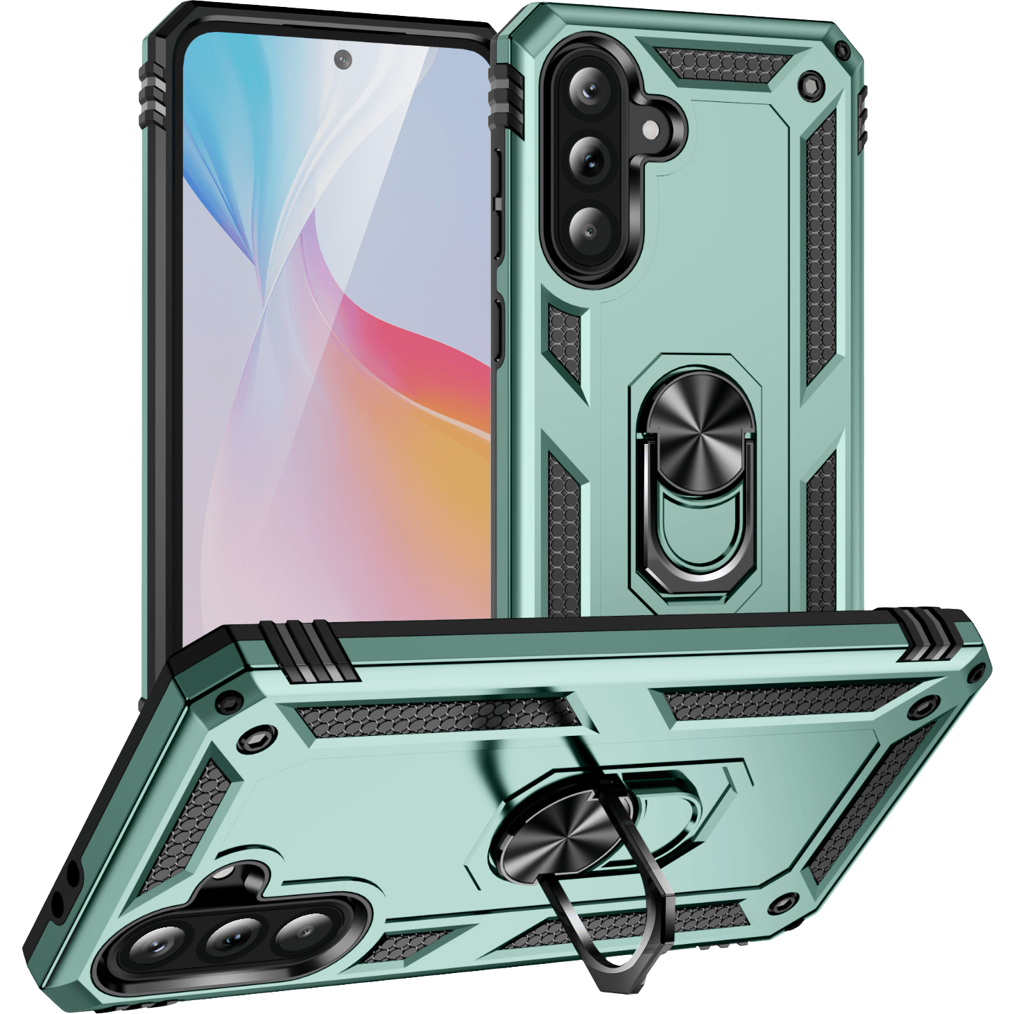 CaseBody Samsung Galaxy A37 Shield Case Groen