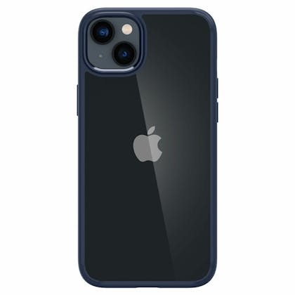 Spigen iPhone 14 Plus Doorzichtig Hard Hoesje Blauw