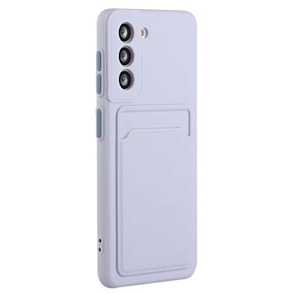 CaseBody Samsung Galaxy S23 Telefoonhoesje met Kaarthouder Paars
