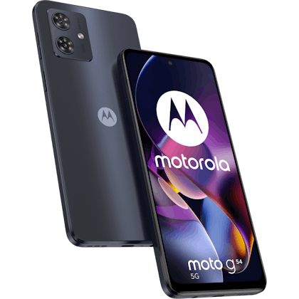 Motorola Moto G54 5G Midnight Blue - Voorkant & achterkant