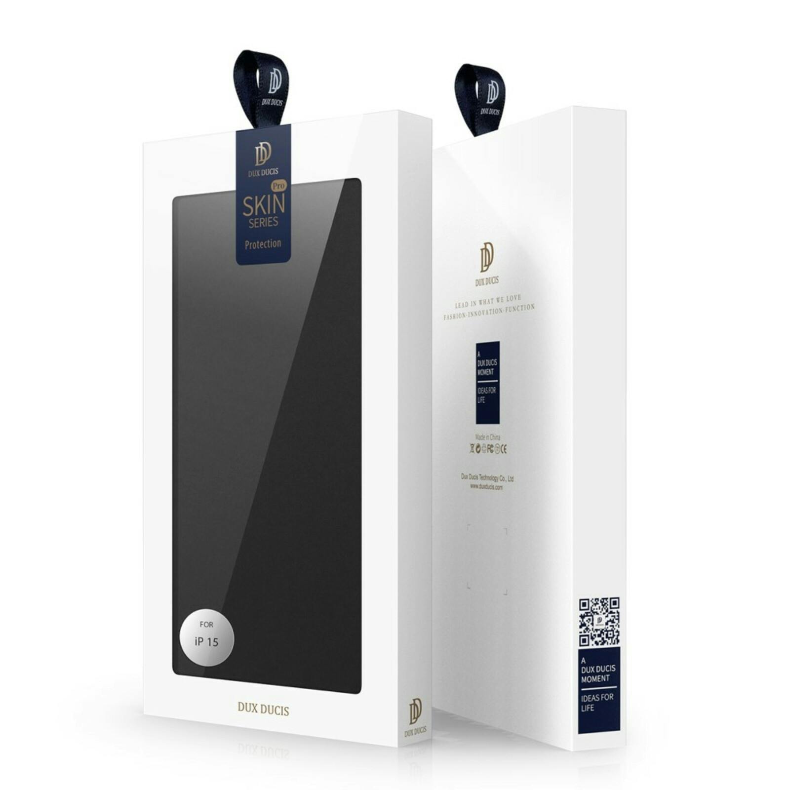 DUX DUCIS Apple iPhone 15 Skin Pro Hoesje Zwart