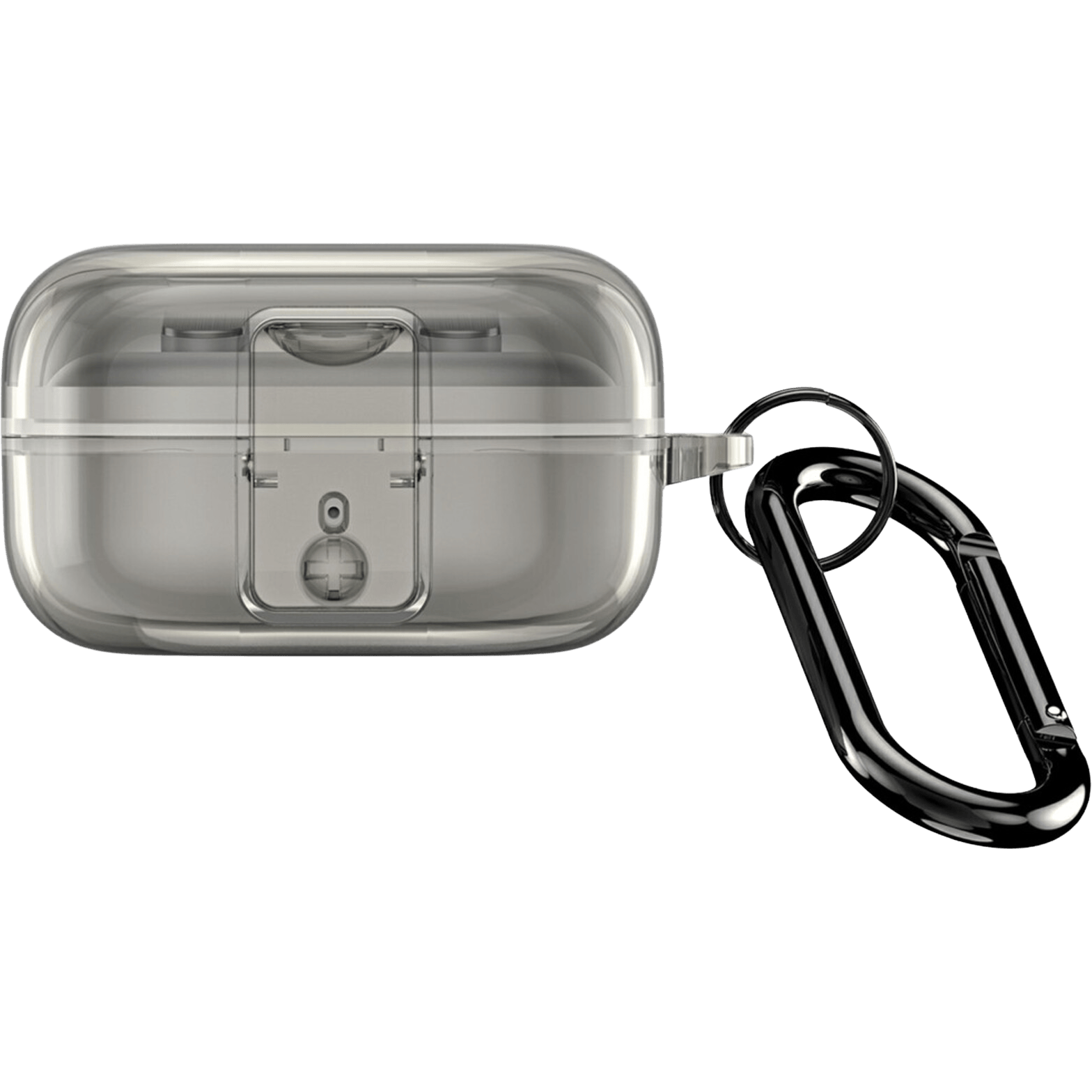 DUX DUCIS Samsung Galaxy Buds4 (Pro) Hoesje met Haak Transparant Zwart