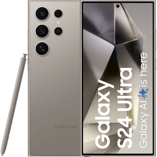 Samsung Galaxy S24 Ultra Titanium Grey - Voorkant & achterkant
