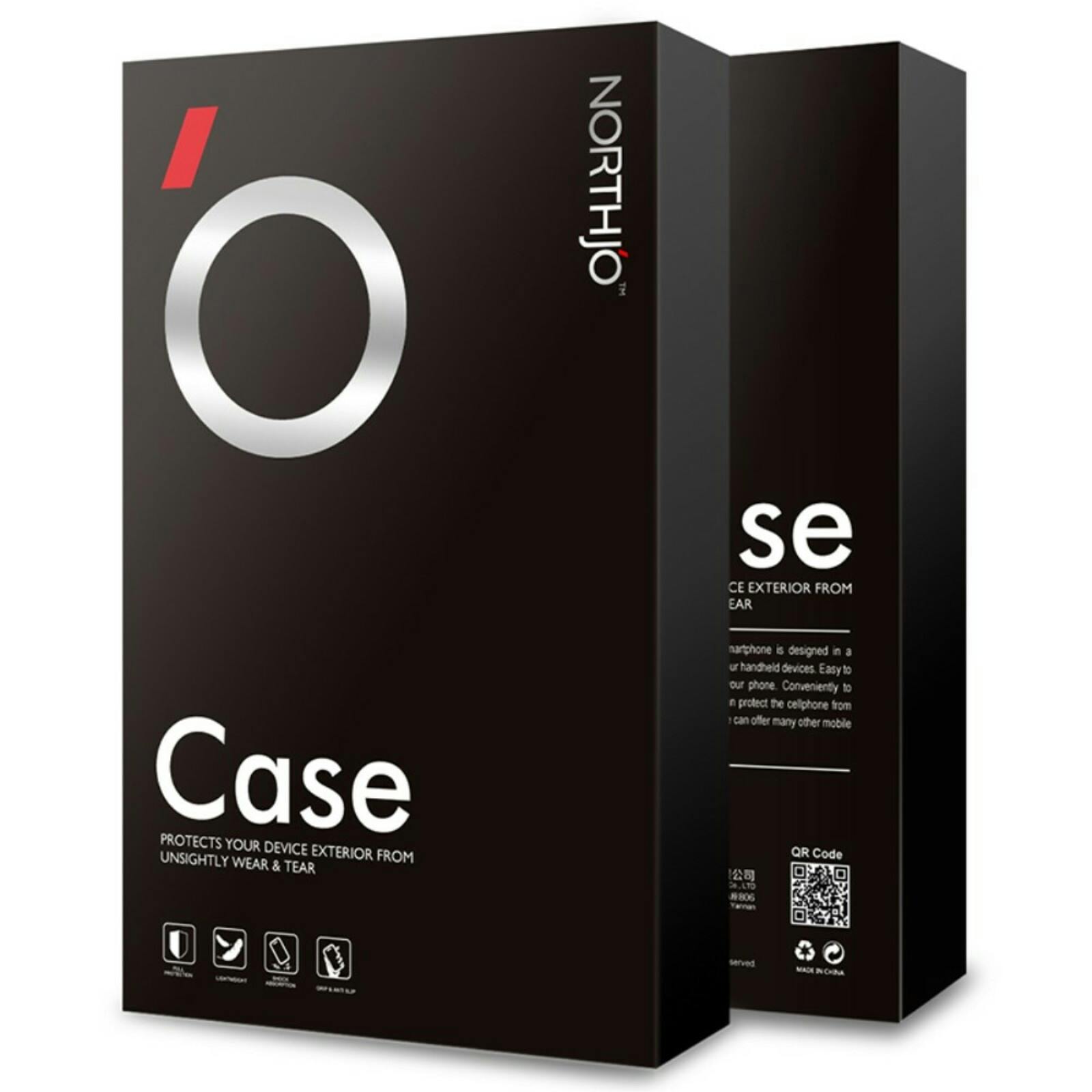 Northjo Samsung Galaxy S24 FE Hoesje en Screenprotector Transparant